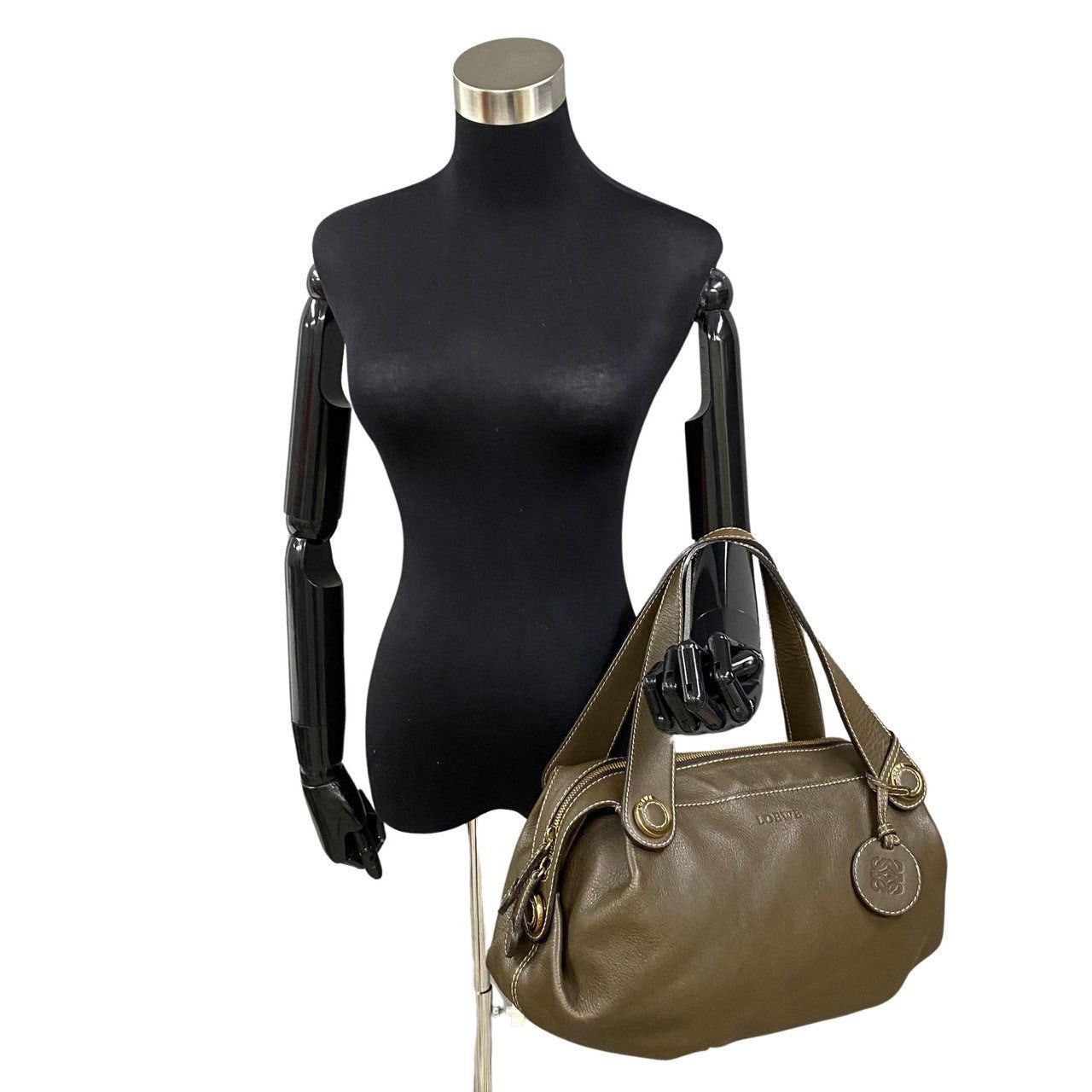 Loewe Loewe Handbag Brown Leather Size ONE SIZE - 2 Thumbnail