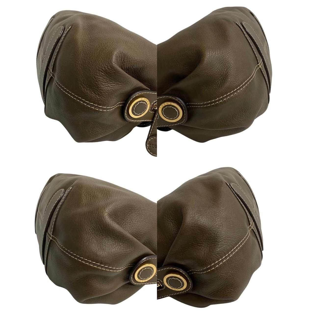 Loewe Loewe Handbag Brown Leather Size ONE SIZE - 9 Thumbnail