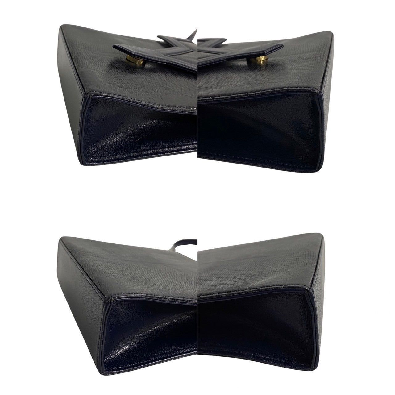 Yves Saint Laurent Yves Saint Laurent Shoulder Bag Navy Lizard Size ONE SIZE - 9 Thumbnail