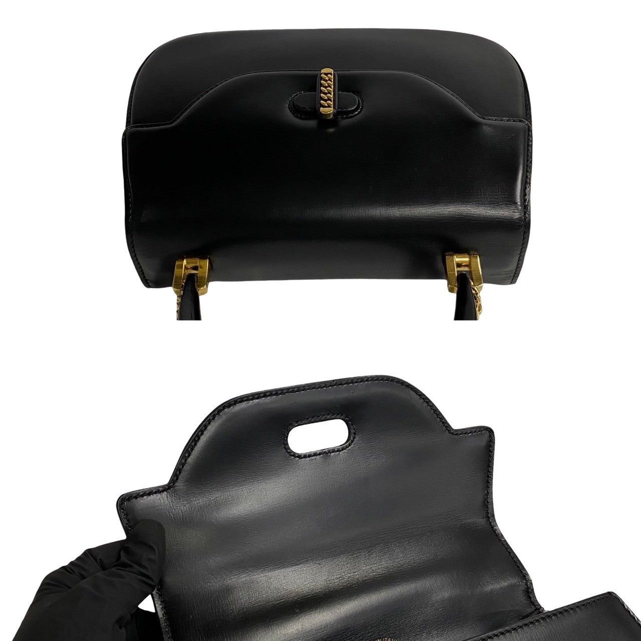 Gucci Gucci Handbag Black Vitello Size ONE SIZE - 8 Thumbnail