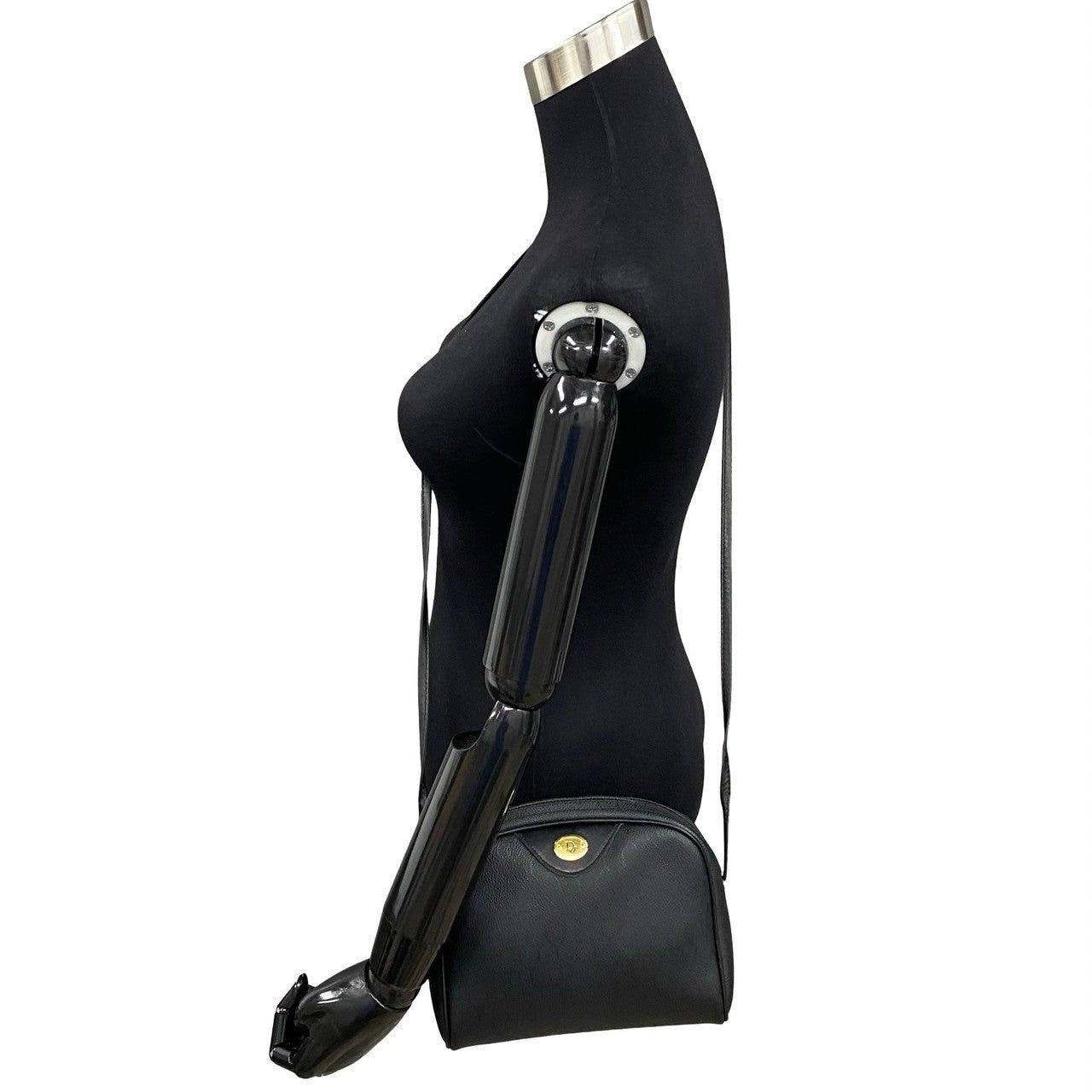 Dior Dior Shoulder Bag Black Leather Size ONE SIZE - 2 Thumbnail