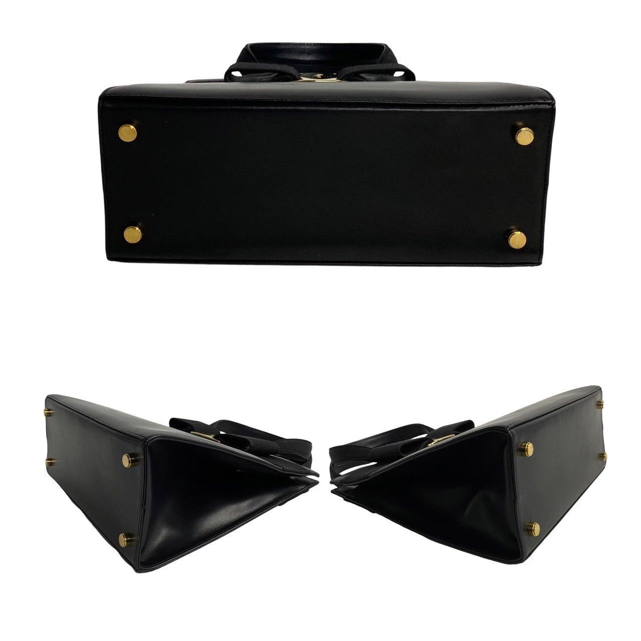 Salvatore Ferragamo Salvatore Ferragamo Handbag Black Vitello Size ONE SIZE - 6 Thumbnail