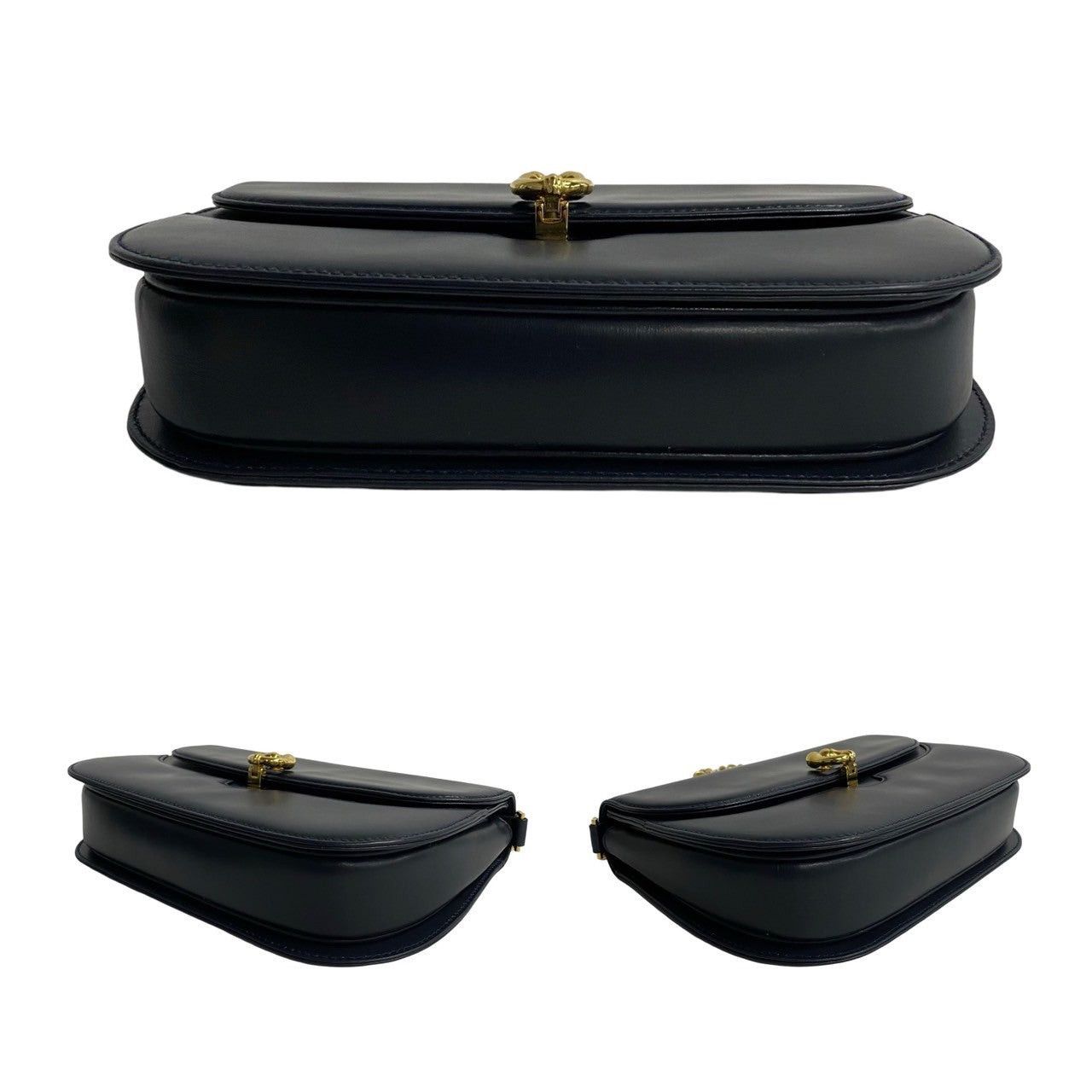 Gucci Gucci Handbag Black Ostrich Size ONE SIZE - 6 Thumbnail