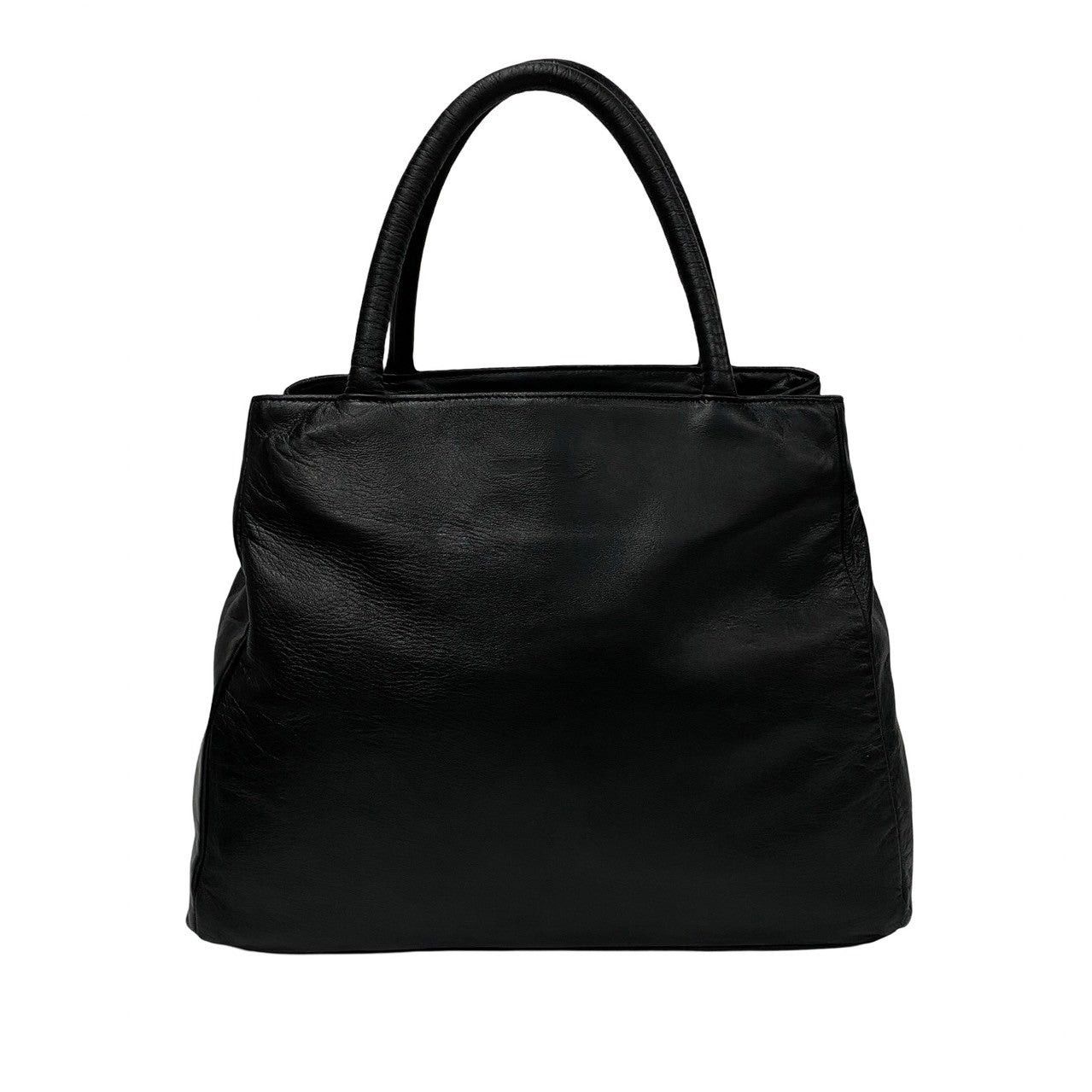 Prada Prada Handbag Black Leather Size ONE SIZE - 4 Thumbnail