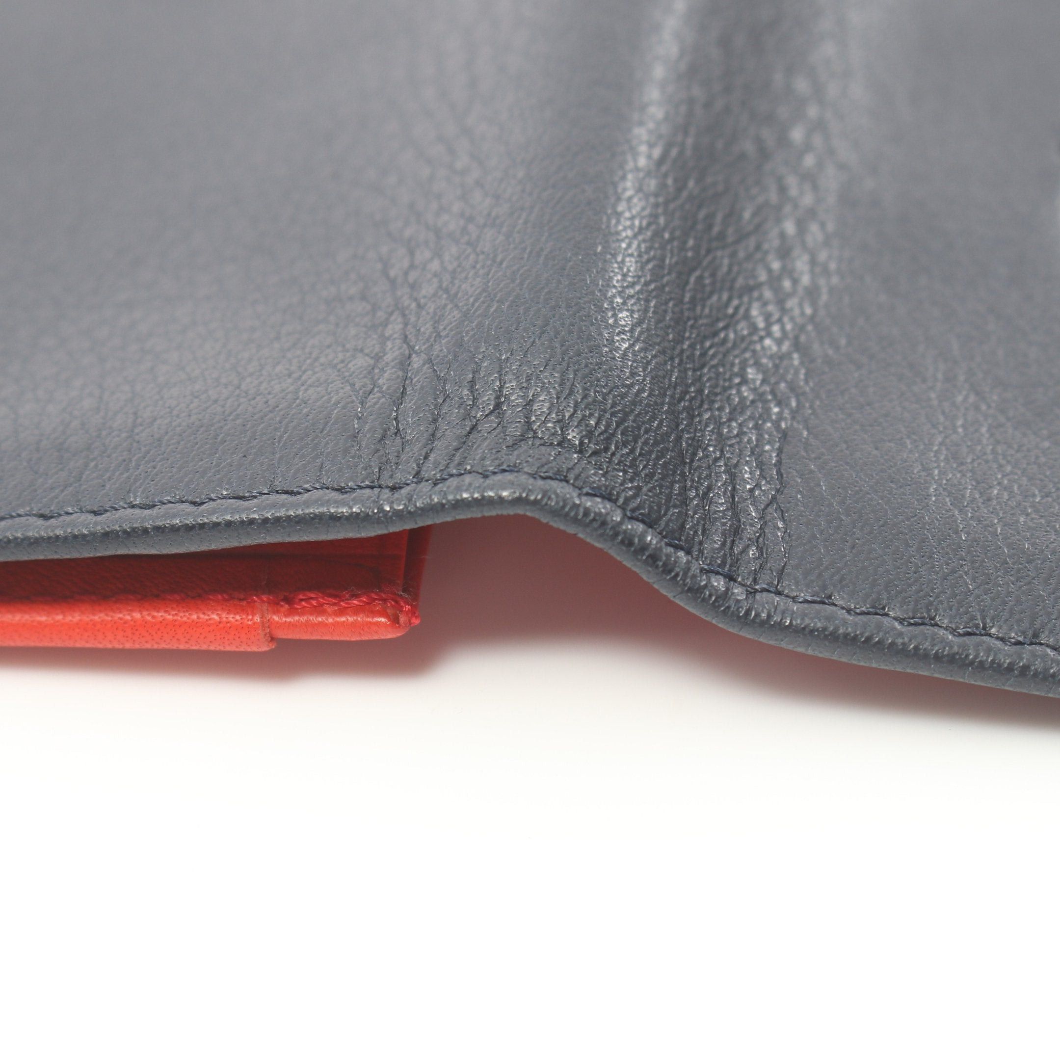 Dior Dior Card Case Name Holder Leather Navy Logo Size ONE SIZE - 5 Thumbnail