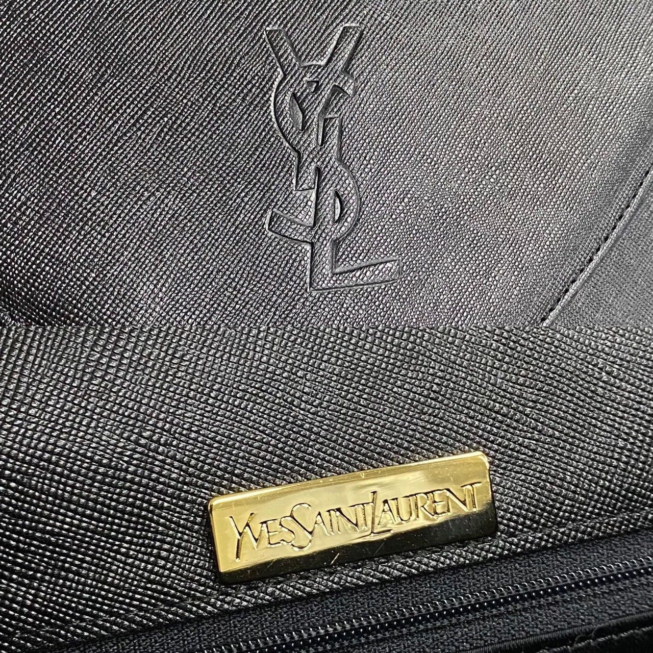 Yves Saint Laurent Yves Saint Laurent Handbag Black Leather Size ONE SIZE - 3 Thumbnail
