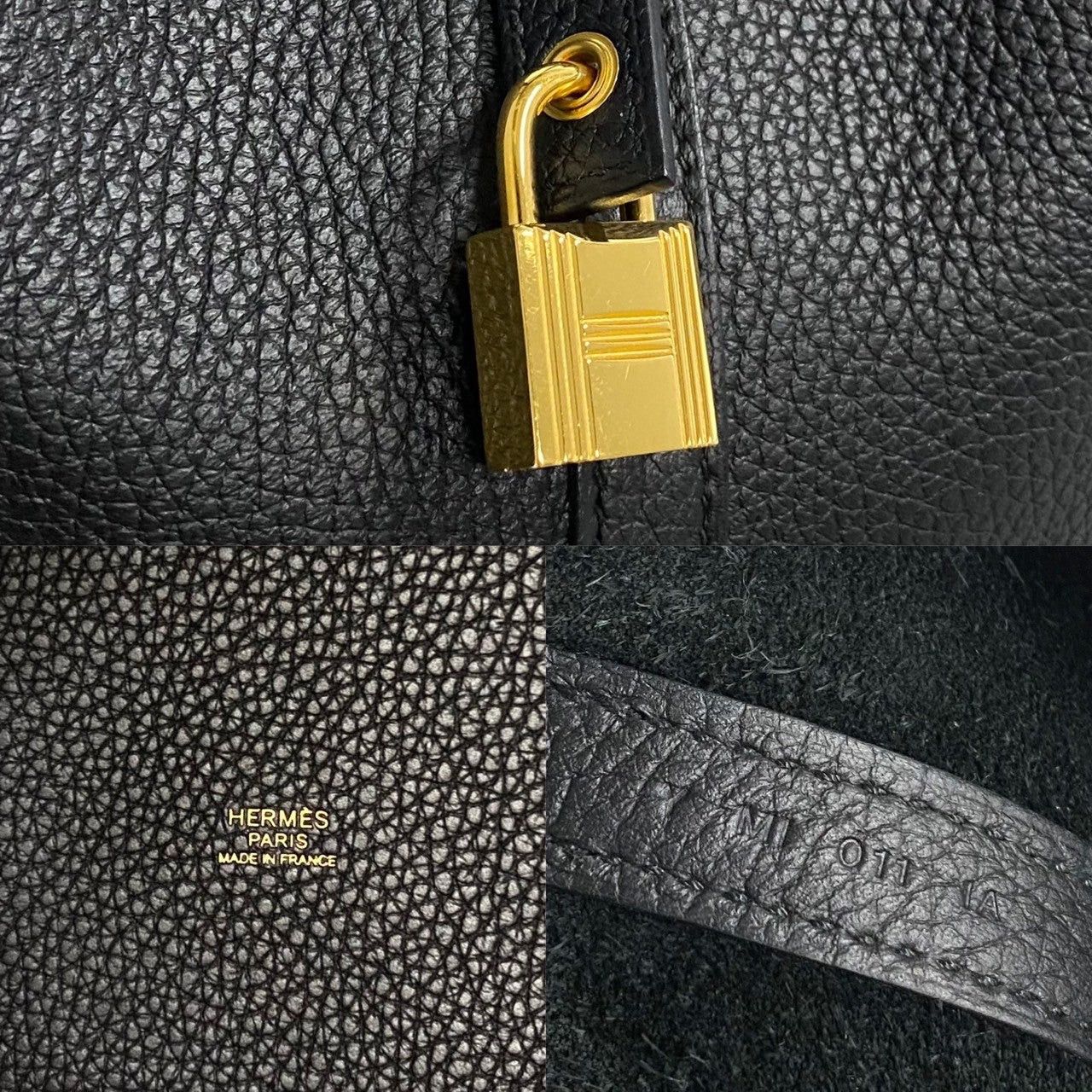 Hermes Hermes Handbag Black Undefined Size ONE SIZE - 3 Thumbnail