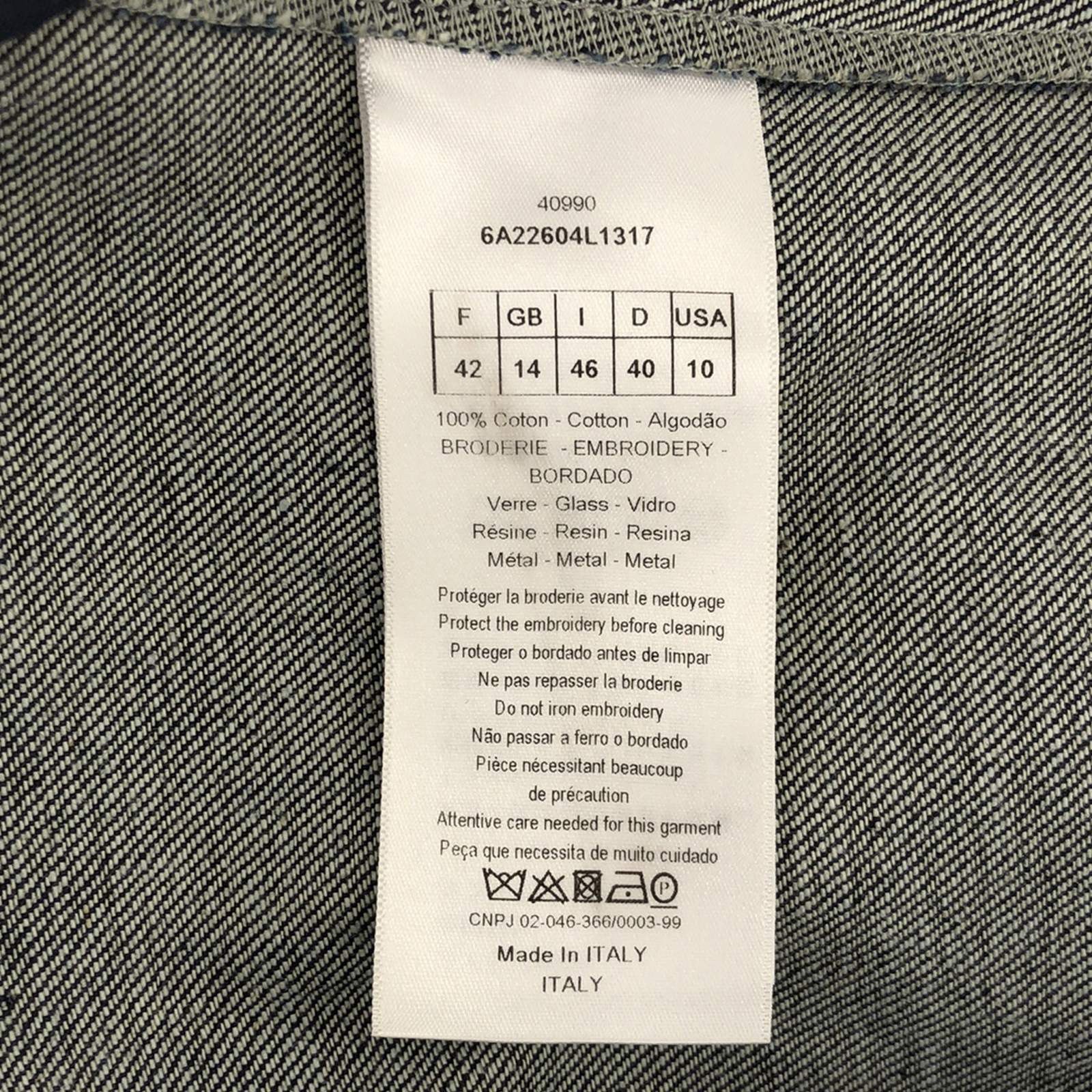 Dior Dior One Piece Cotton Blue Size ONE SIZE - 6 Thumbnail