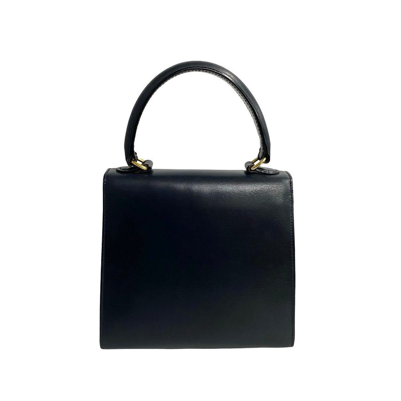 Celine Celine Handbag Navy Leather Size ONE SIZE - 4 Thumbnail