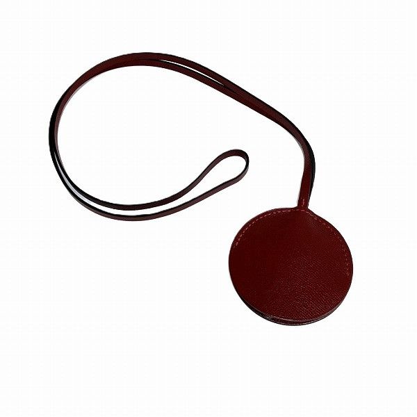 Hermes Hermes Hermes Leather 6.5 Miroir Pendant Necklace Leather Pet Collar in Great Condition Size ONE SIZE - 5 Thumbnail