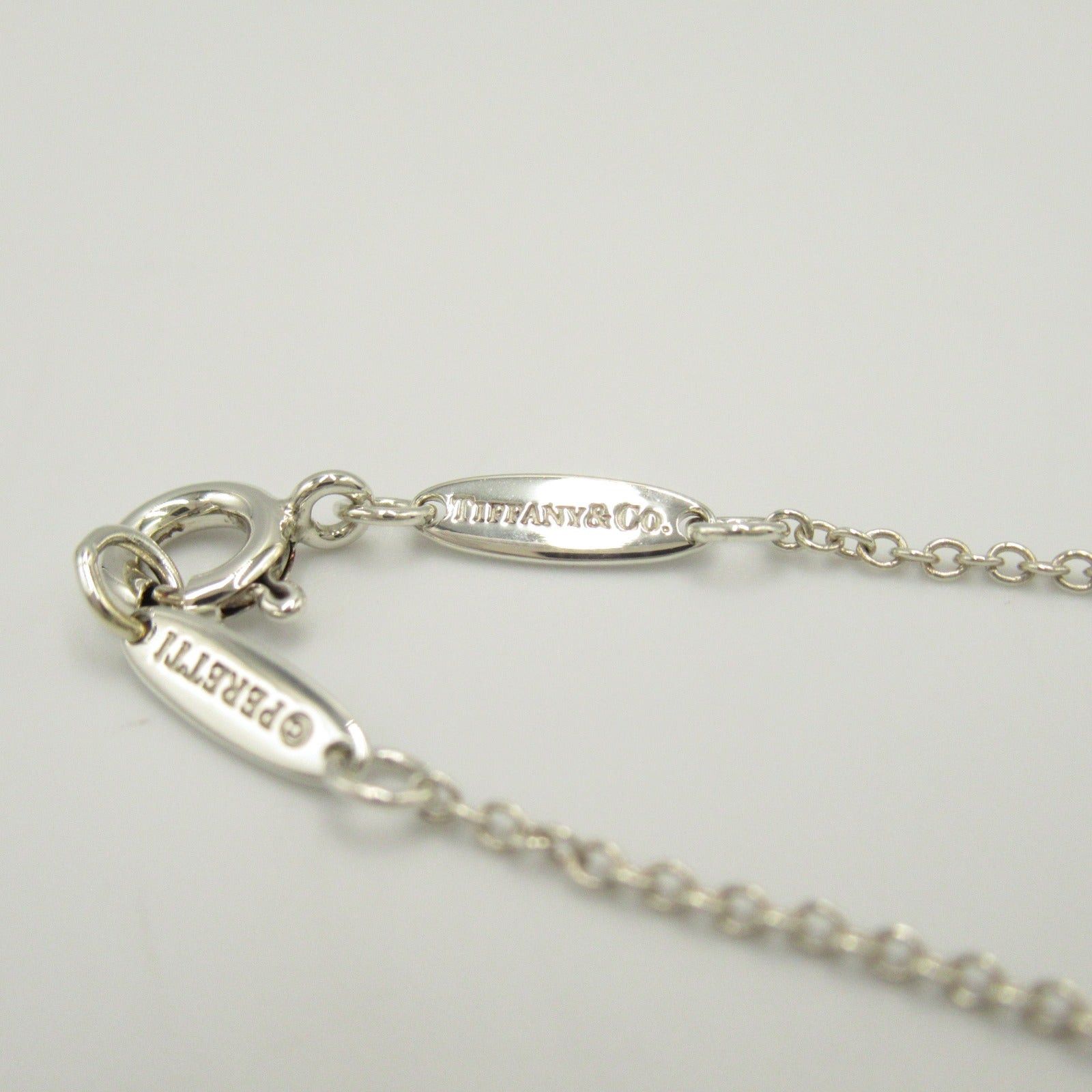 Tiffany & Co. Tiffany Co Open Heart Pink Sapphire Pendant Necklace 925 Silver Size ONE SIZE - 5 Thumbnail