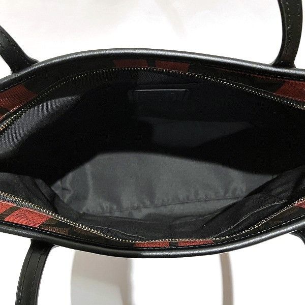 Coach Coach Coach Signature PVC Leather Tote Bag F80028 Plastic Tote Bag F80028 in Great Condition Size ONE SIZE - 6 Thumbnail