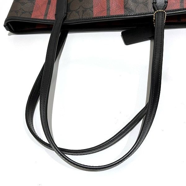 Coach Coach Coach Signature PVC Leather Tote Bag F80028 Plastic Tote Bag F80028 in Great Condition Size ONE SIZE - 7 Thumbnail