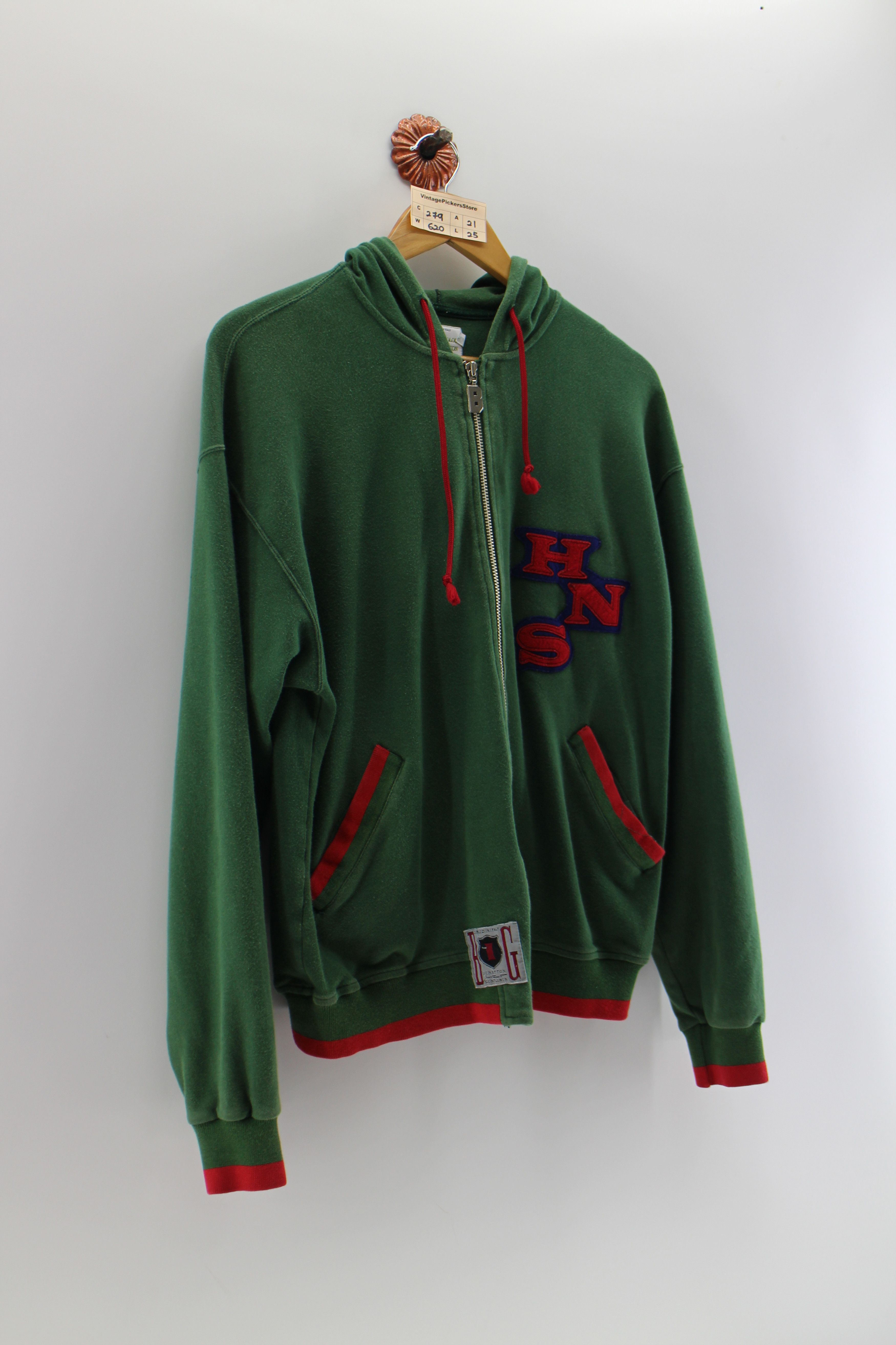 Vintage 90's UNITED COLORS Of BENETTON Pullover Hoodie Men Medium