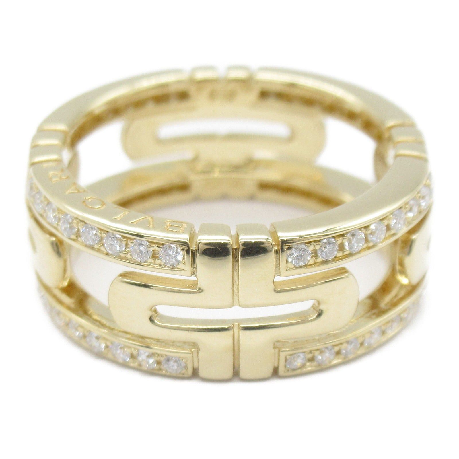 Bvlgari Bvlgari Parentesi Diamond Ring K18 (Yellow Gold) Clear Size ONE SIZE - 3 Thumbnail