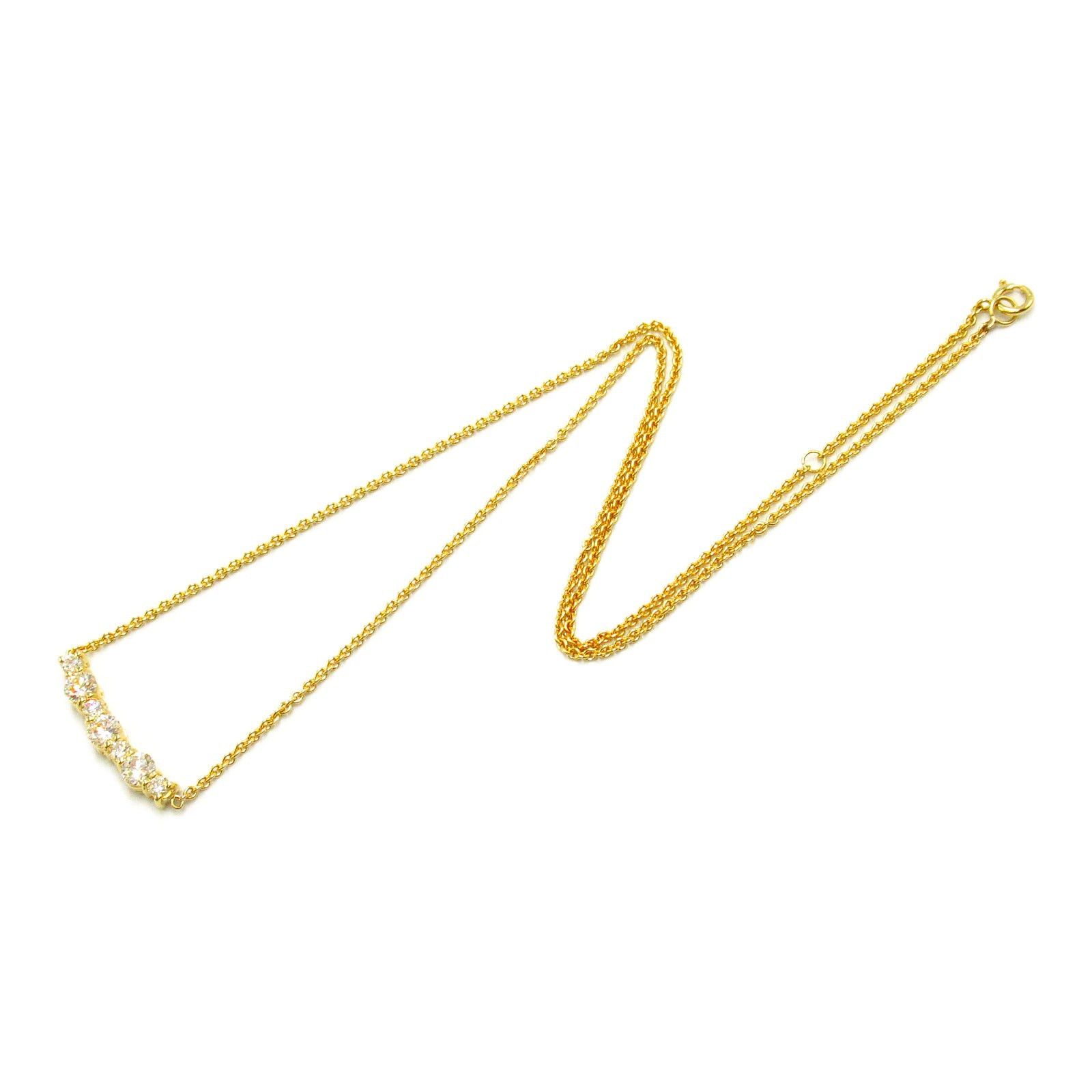 Tiffany & Co. Tiffany Co Diamond Necklace K18 (Yellow Gold) Clear Size ONE SIZE - 3 Thumbnail