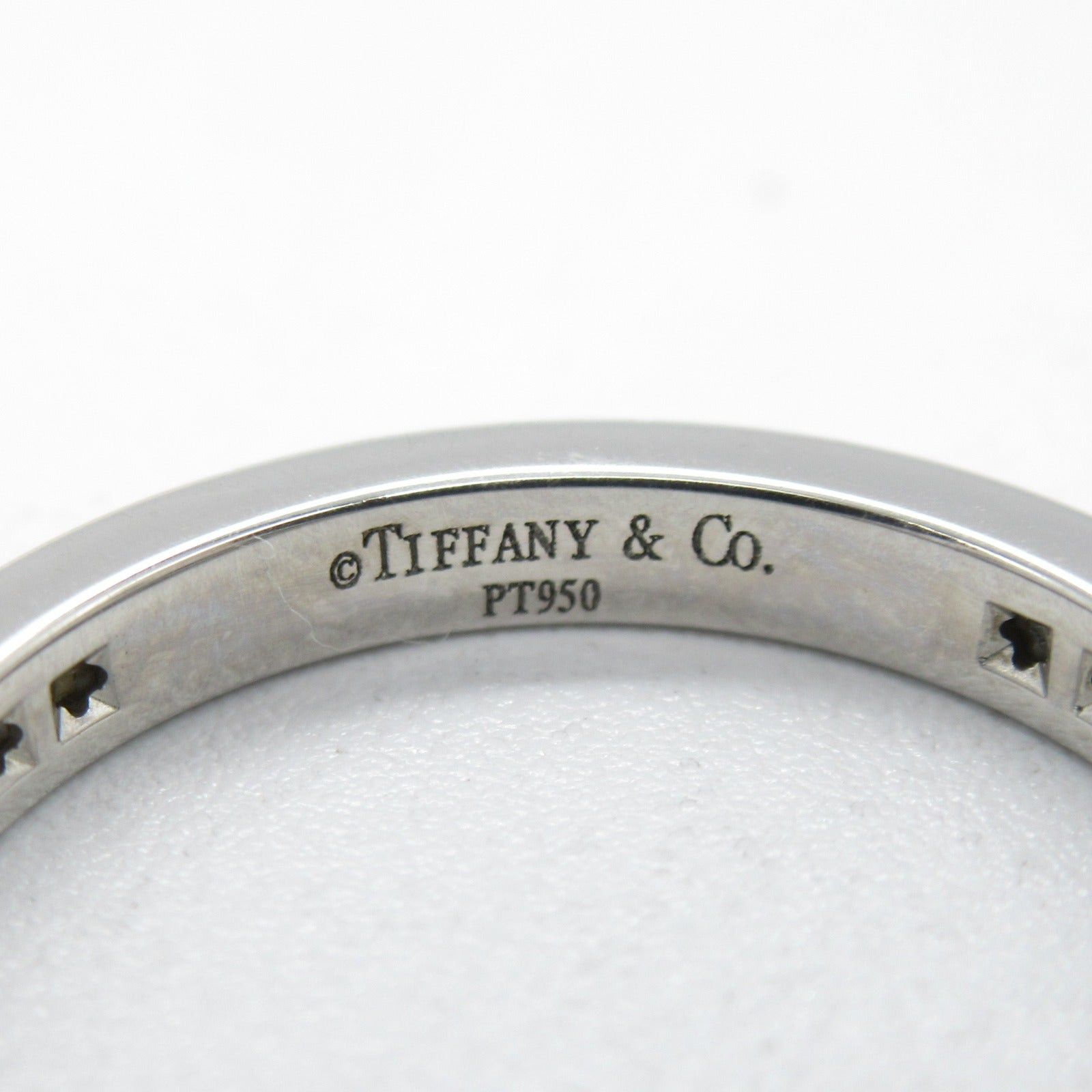 Tiffany & Co. Tiffany Co Channel Settings Full Eternity Diamond Ring Pt950 Platinum Clear Size ONE SIZE - 4 Thumbnail
