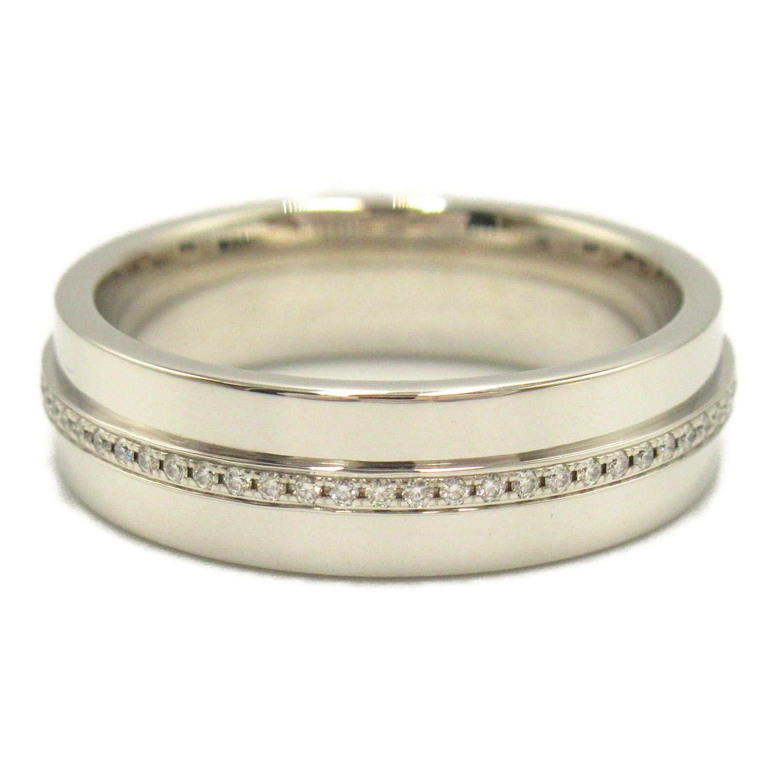 Tiffany & Co. Tiffany Co T Two Ring K18Wg (White Gold) Diamond Clear Size ONE SIZE - 3 Thumbnail