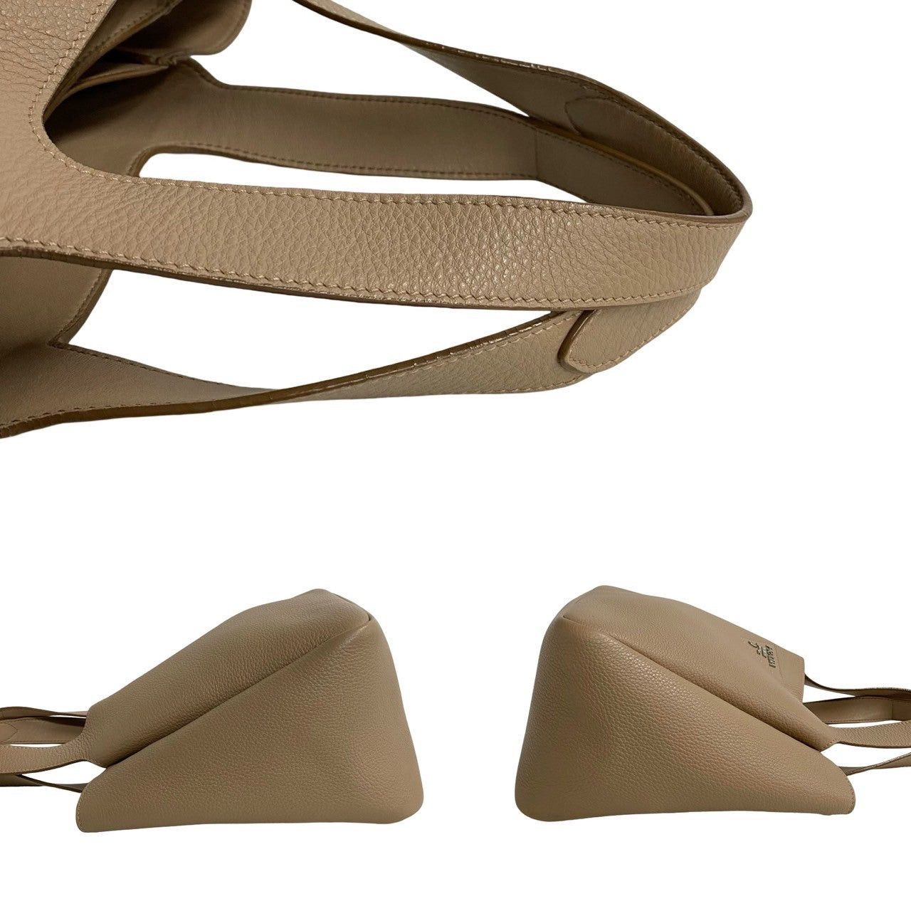 Prada Prada Handbag Beige Leather Size ONE SIZE - 5 Thumbnail