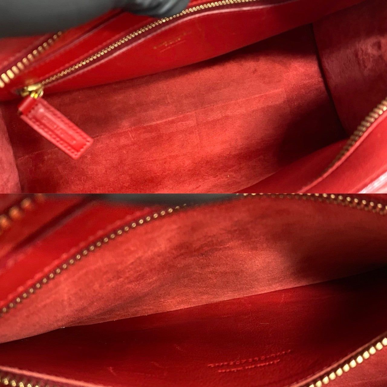 Yves Saint Laurent Yves Saint Laurent Handbag Red Leather Size ONE SIZE - 8 Thumbnail