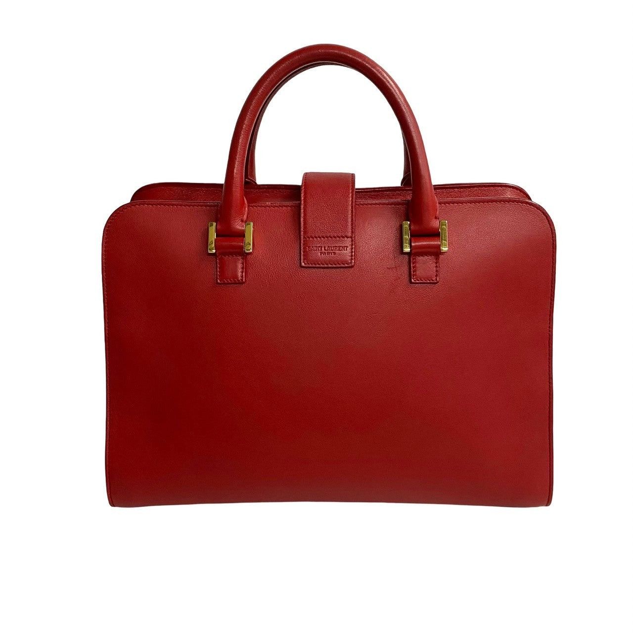 Yves Saint Laurent Yves Saint Laurent Handbag Red Leather Size ONE SIZE - 4 Thumbnail