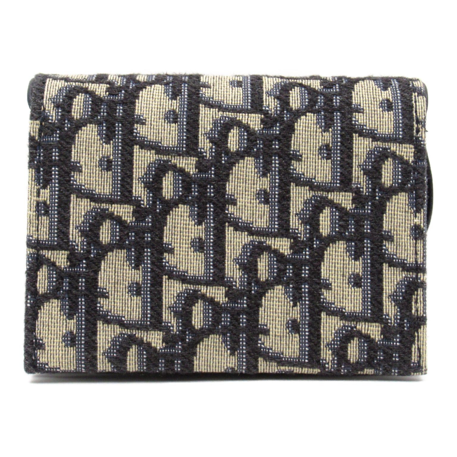 Dior Dior Card Case Canvas Navy Size ONE SIZE - 2 Thumbnail