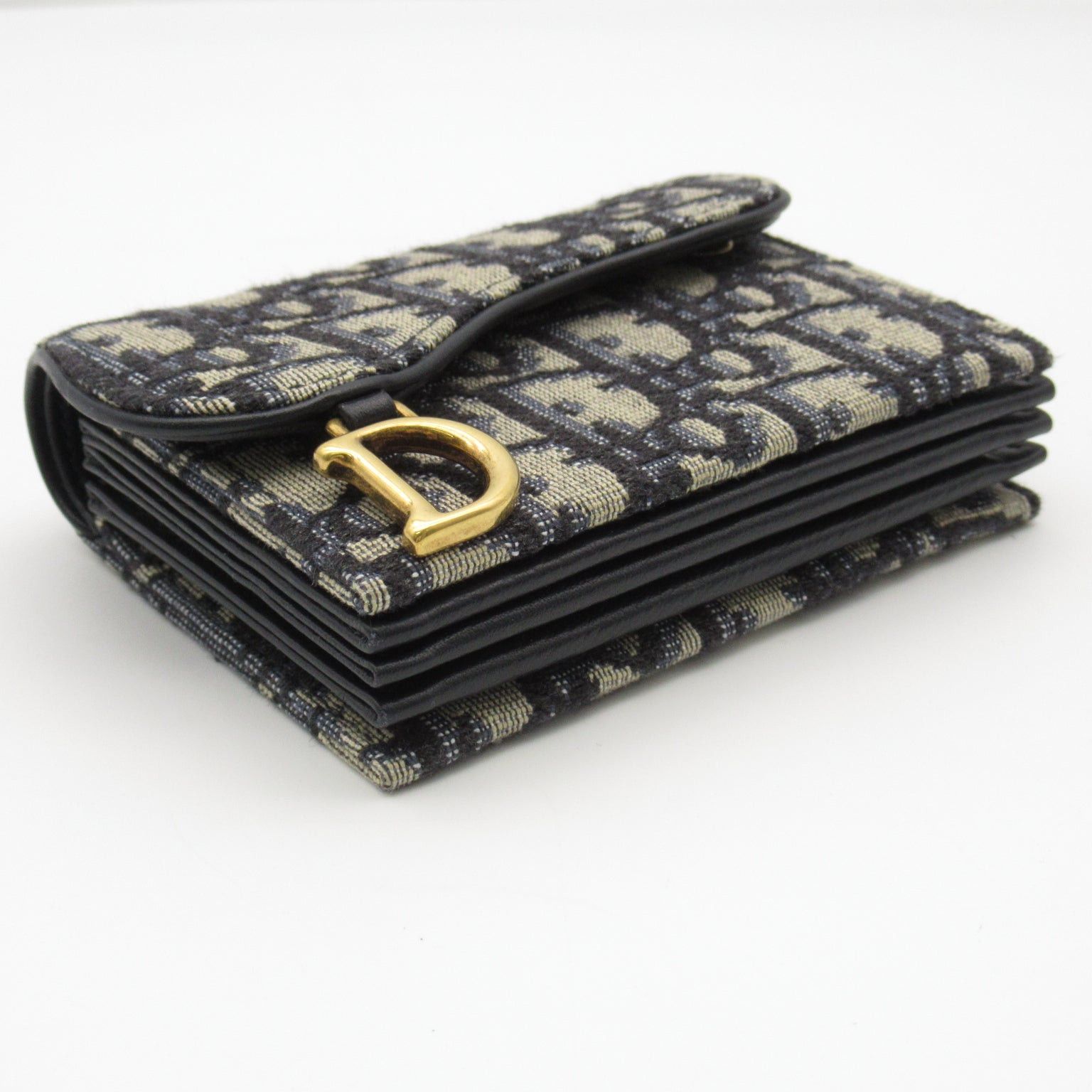 Dior Dior Card Case Canvas Navy Size ONE SIZE - 3 Thumbnail