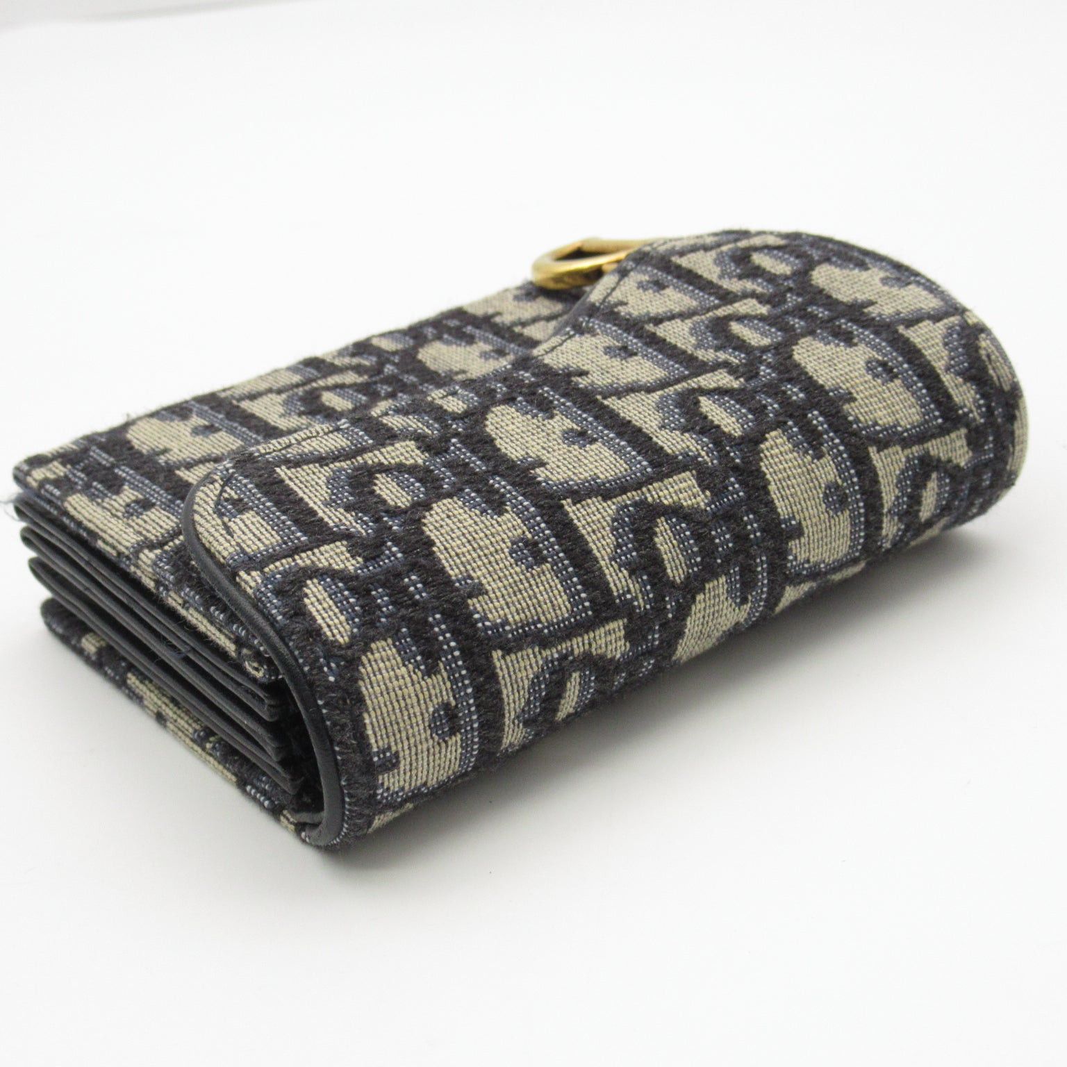 Dior Dior Card Case Canvas Navy Size ONE SIZE - 4 Thumbnail