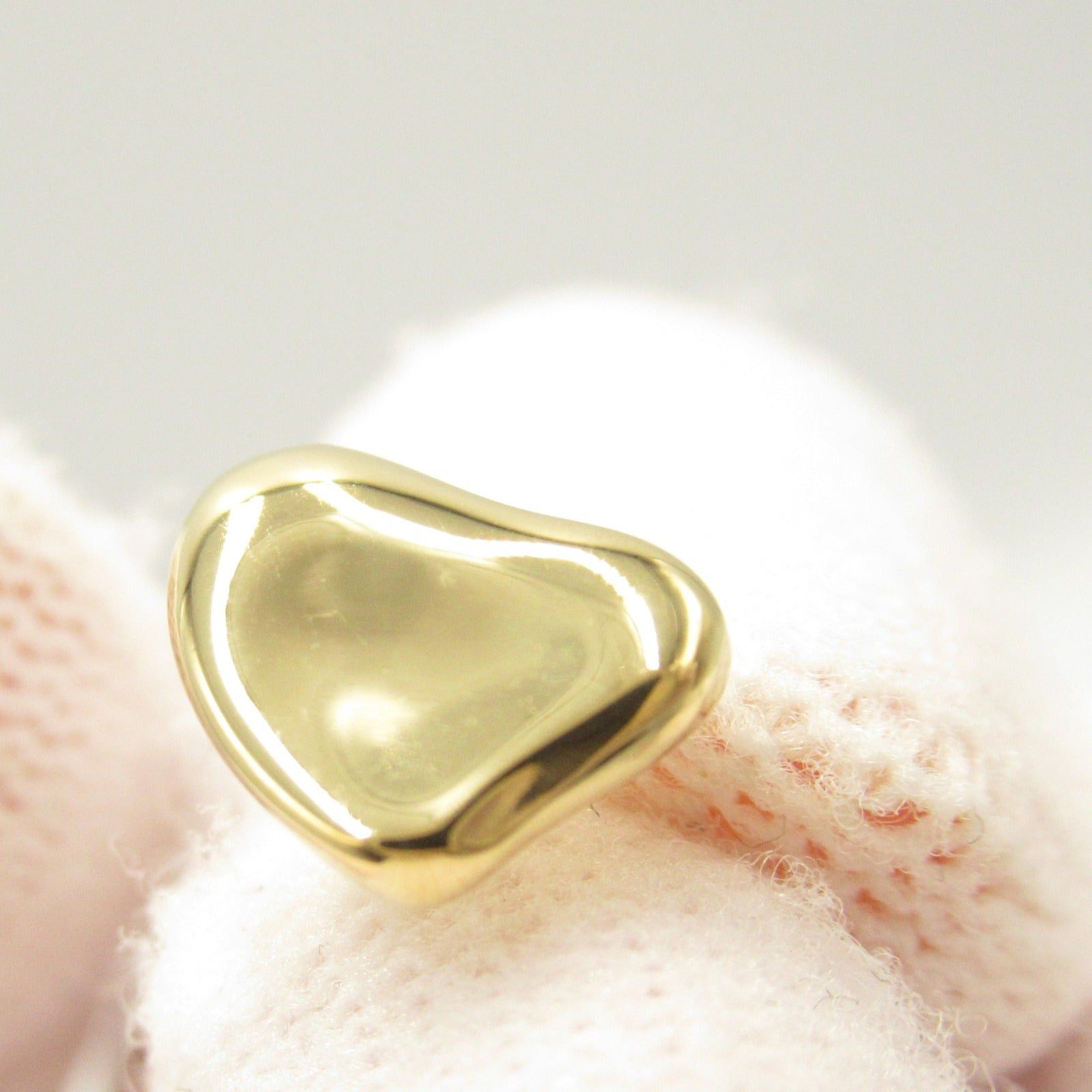 Tiffany & Co. Tiffany Co Elsa Peretti Mini Heartful Earrings K18 (Yellow Gold) Gold Size ONE SIZE - 6 Thumbnail