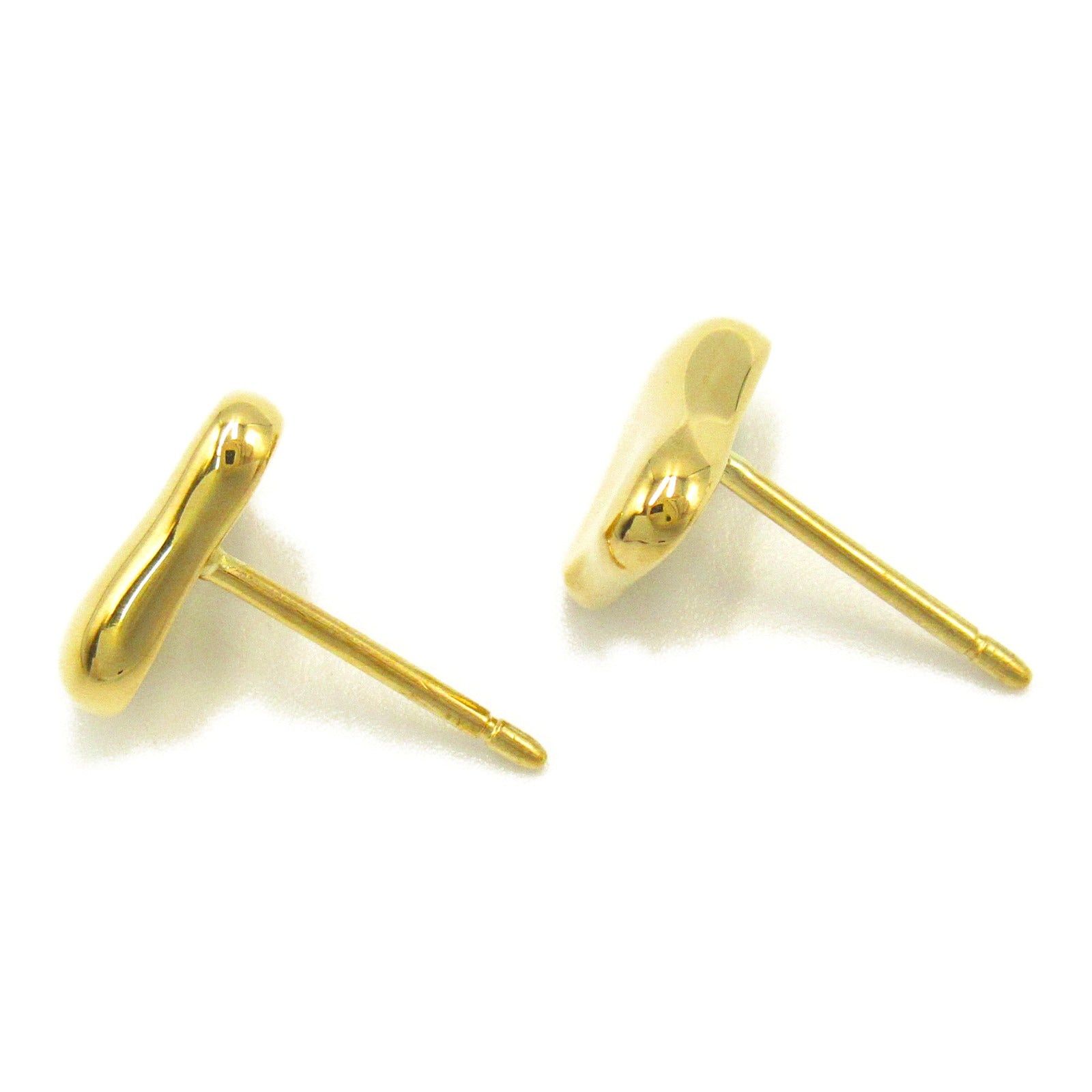 Tiffany & Co. Tiffany Co Elsa Peretti Mini Heartful Earrings K18 (Yellow Gold) Gold Size ONE SIZE - 3 Thumbnail