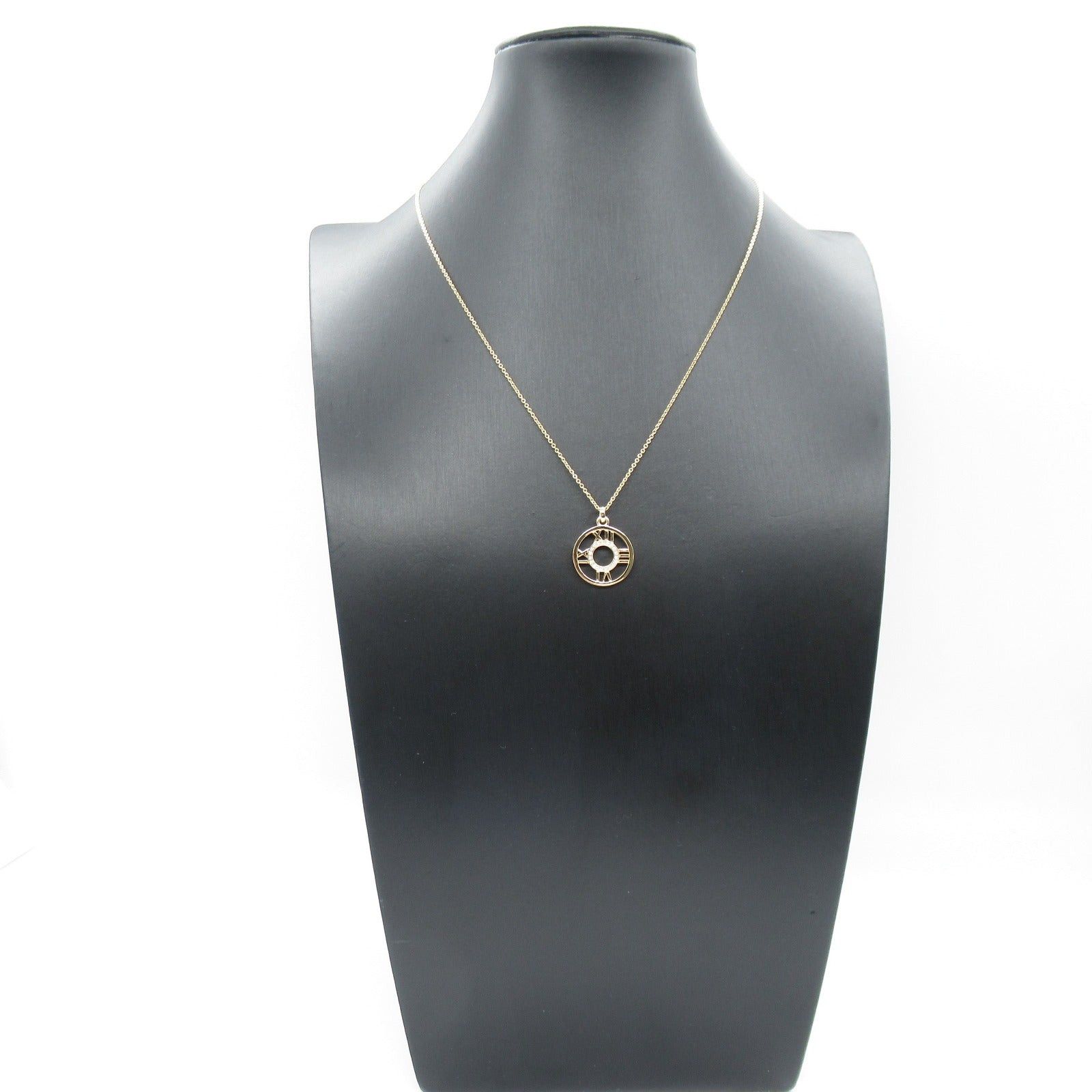Tiffany & Co. Tiffany Co Atlas Open Medallion Diamond Necklace K18Pg (Pink Gold) Clear Size ONE SIZE - 6 Thumbnail