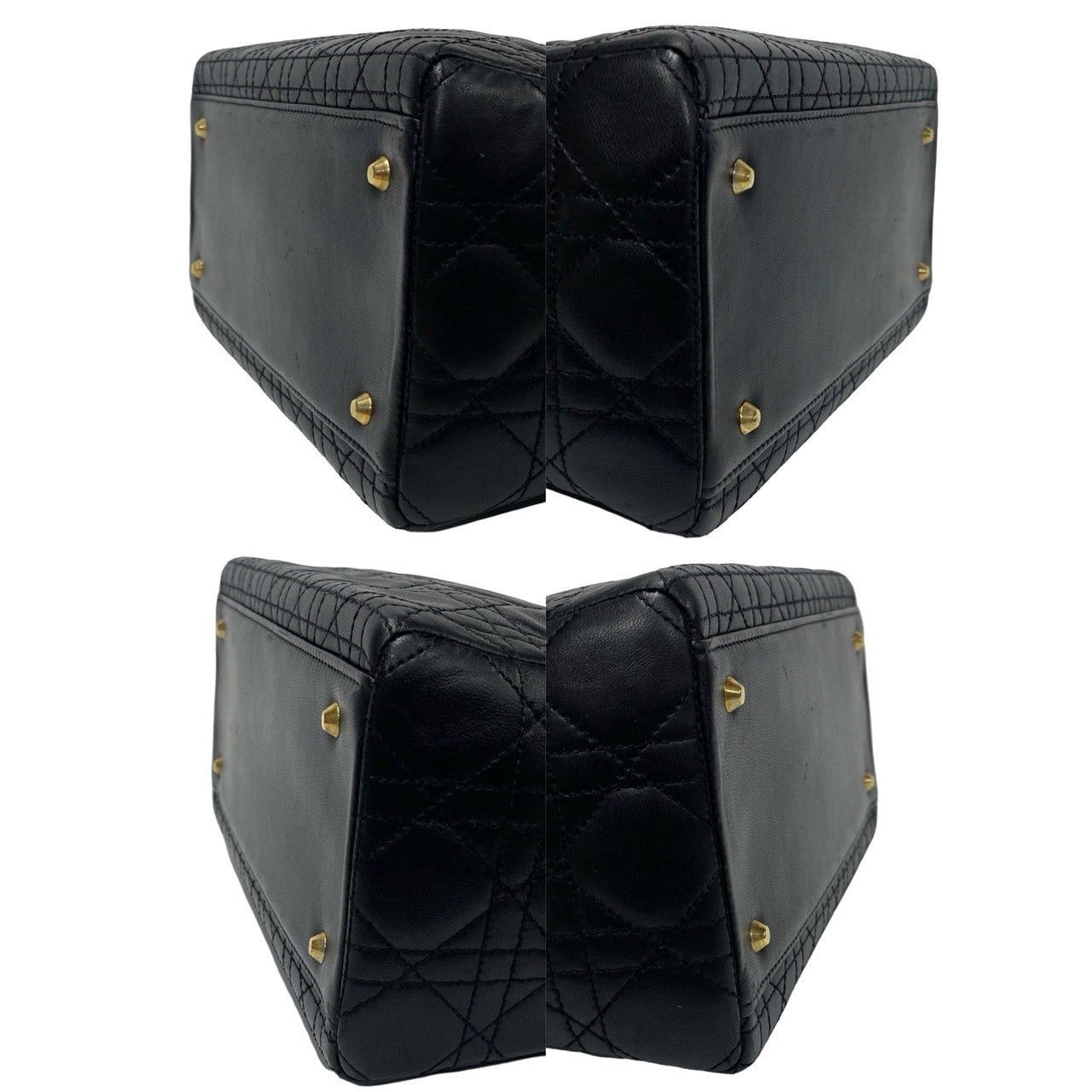 Dior Dior Handbag Black Leather Size ONE SIZE - 7 Thumbnail