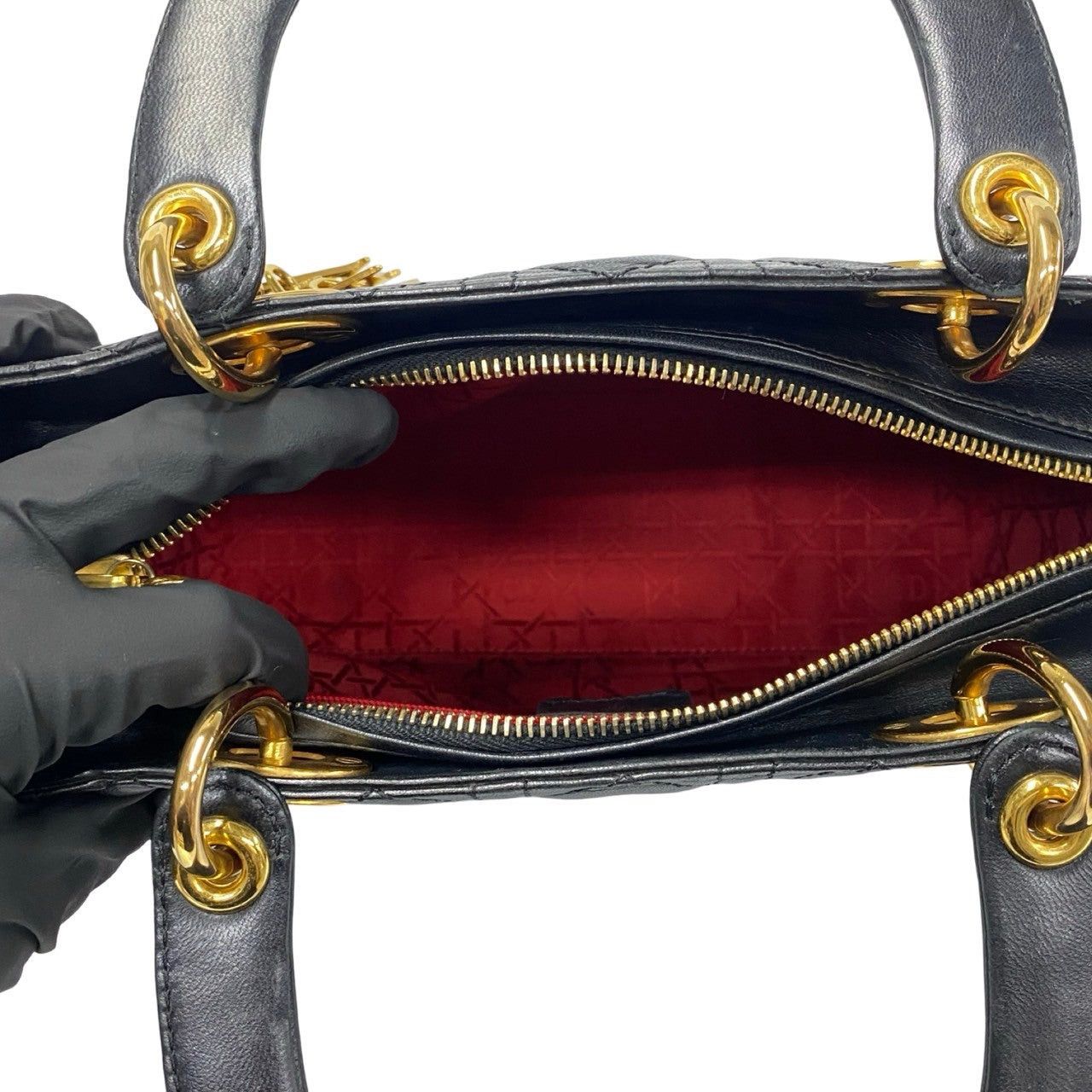 Dior Dior Handbag Black Leather Size ONE SIZE - 9 Thumbnail