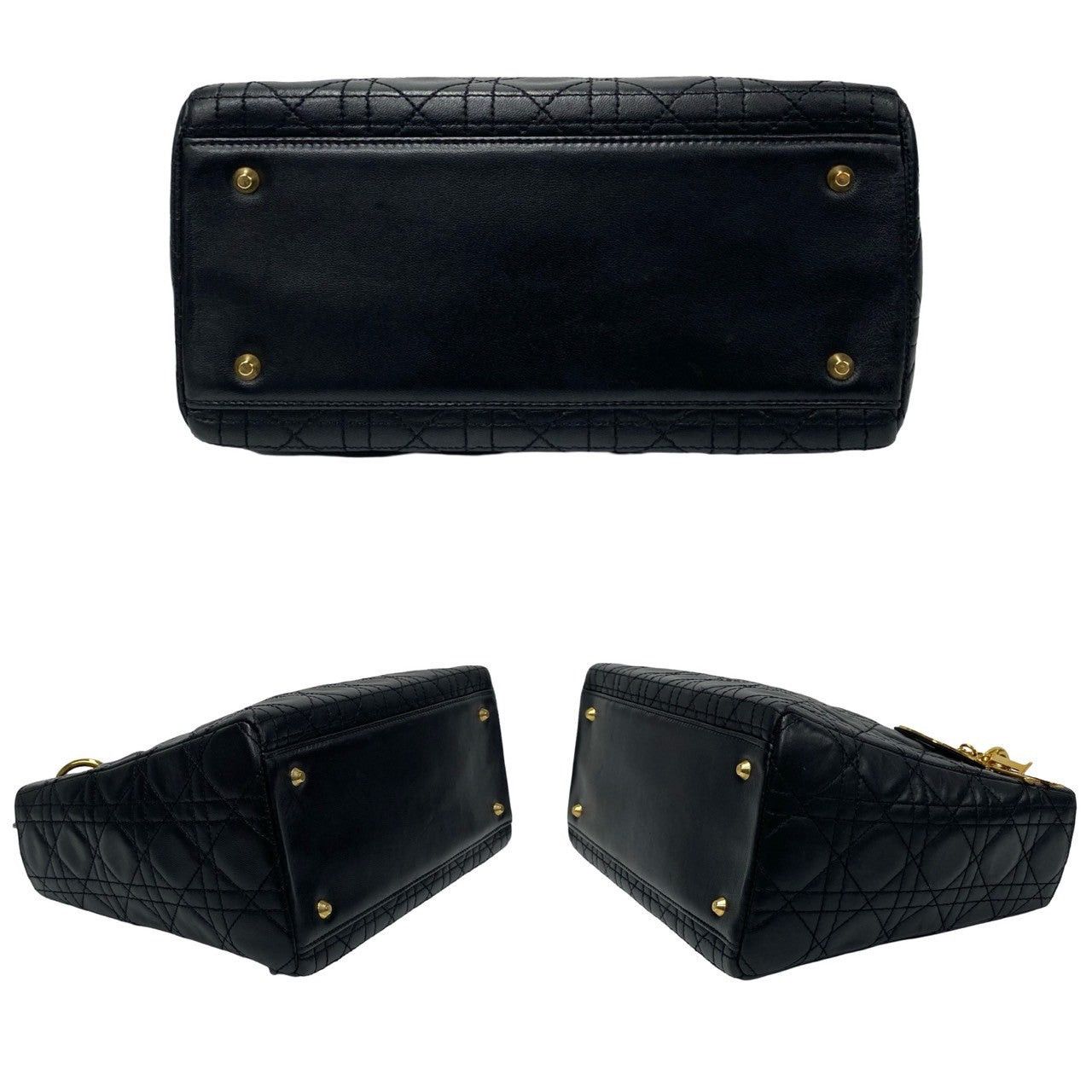 Dior Dior Handbag Black Leather Size ONE SIZE - 6 Thumbnail