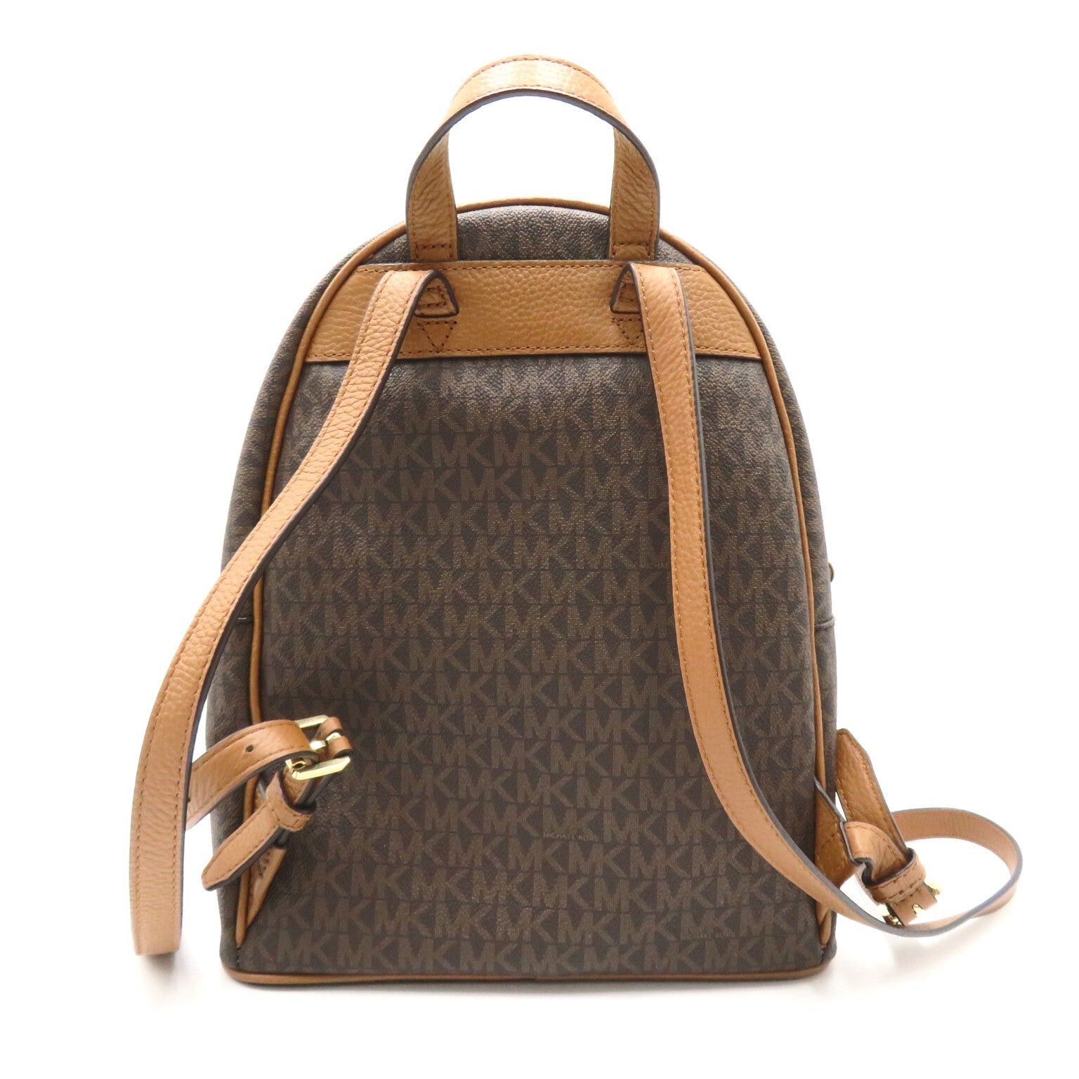 Michael Kors Michael Kors Rucksack Backpack Coated Canvas Brown Size ONE SIZE - 2 Thumbnail