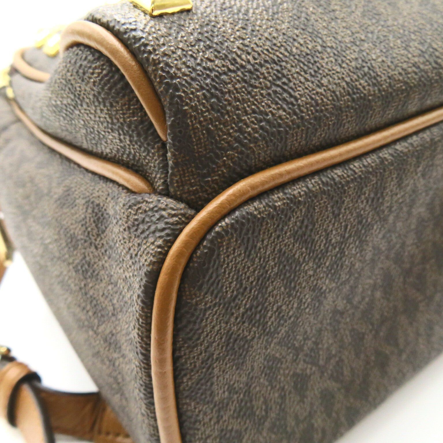 Michael Kors Michael Kors Rucksack Backpack Coated Canvas Brown Size ONE SIZE - 10 Thumbnail
