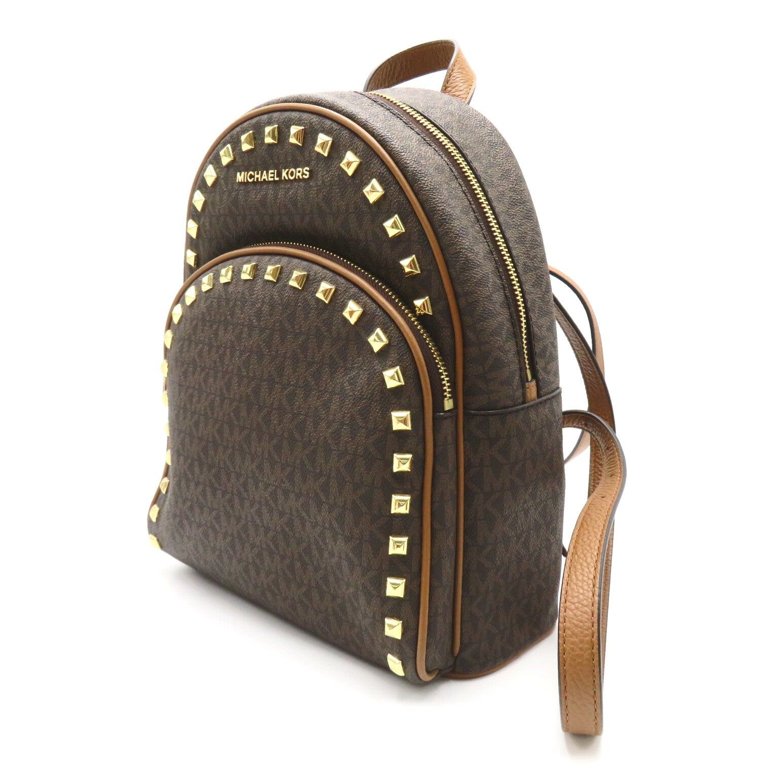 Michael Kors Michael Kors Rucksack Backpack Coated Canvas Brown Size ONE SIZE - 3 Thumbnail