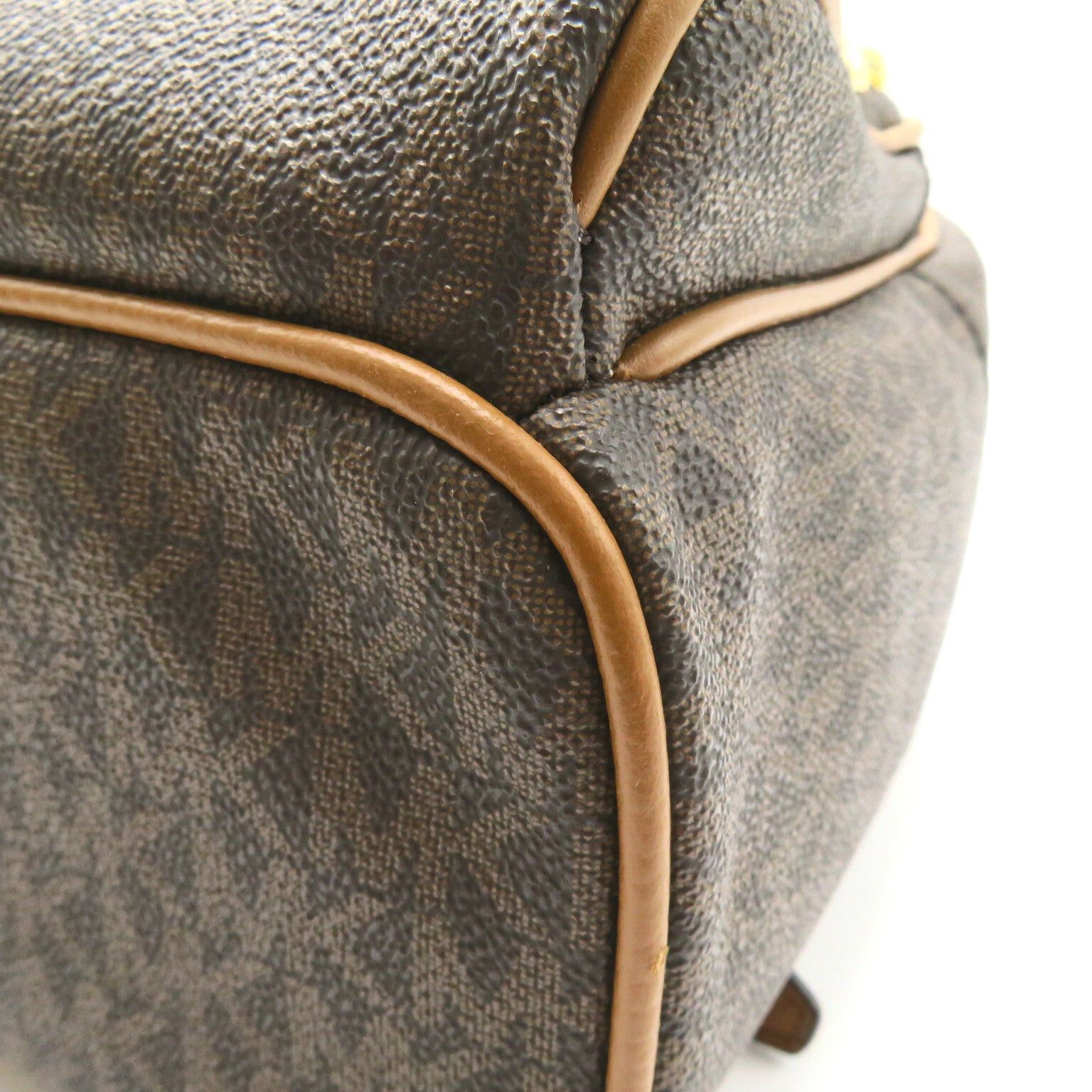 Michael Kors Michael Kors Rucksack Backpack Coated Canvas Brown Size ONE SIZE - 9 Thumbnail