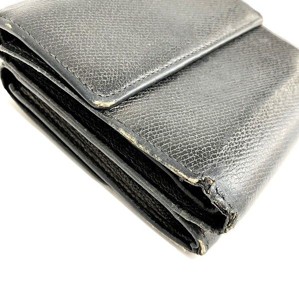 Chanel Chanel Chanel Leather Coco Button Trifold Wallet A20902 Leather Short Wallet A20902 in Good Condition Size ONE SIZE - 3 Thumbnail