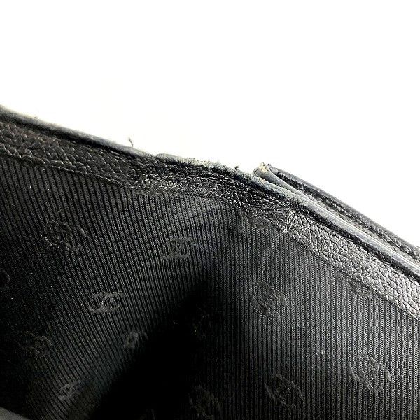 Chanel Chanel Chanel Leather Coco Button Trifold Wallet A20902 Leather Short Wallet A20902 in Good Condition Size ONE SIZE - 6 Thumbnail