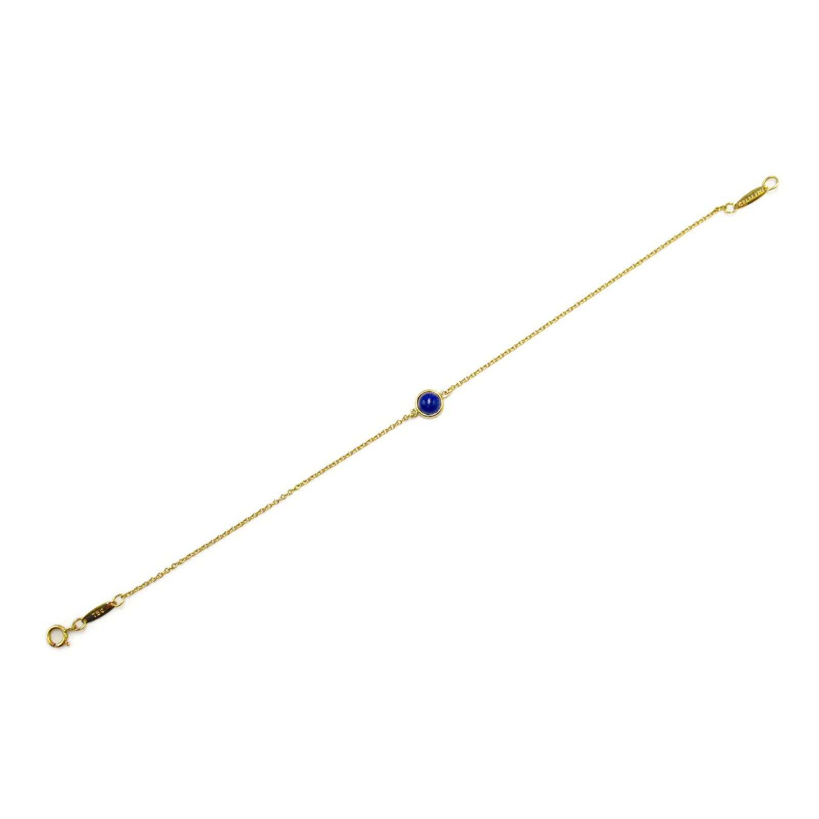 Tiffany & Co. Tiffany Co Cabochon By-The-Yard Lapis Lazuli Bracelet K18 (Yellow Gold) Blue Size ONE SIZE - 3 Thumbnail