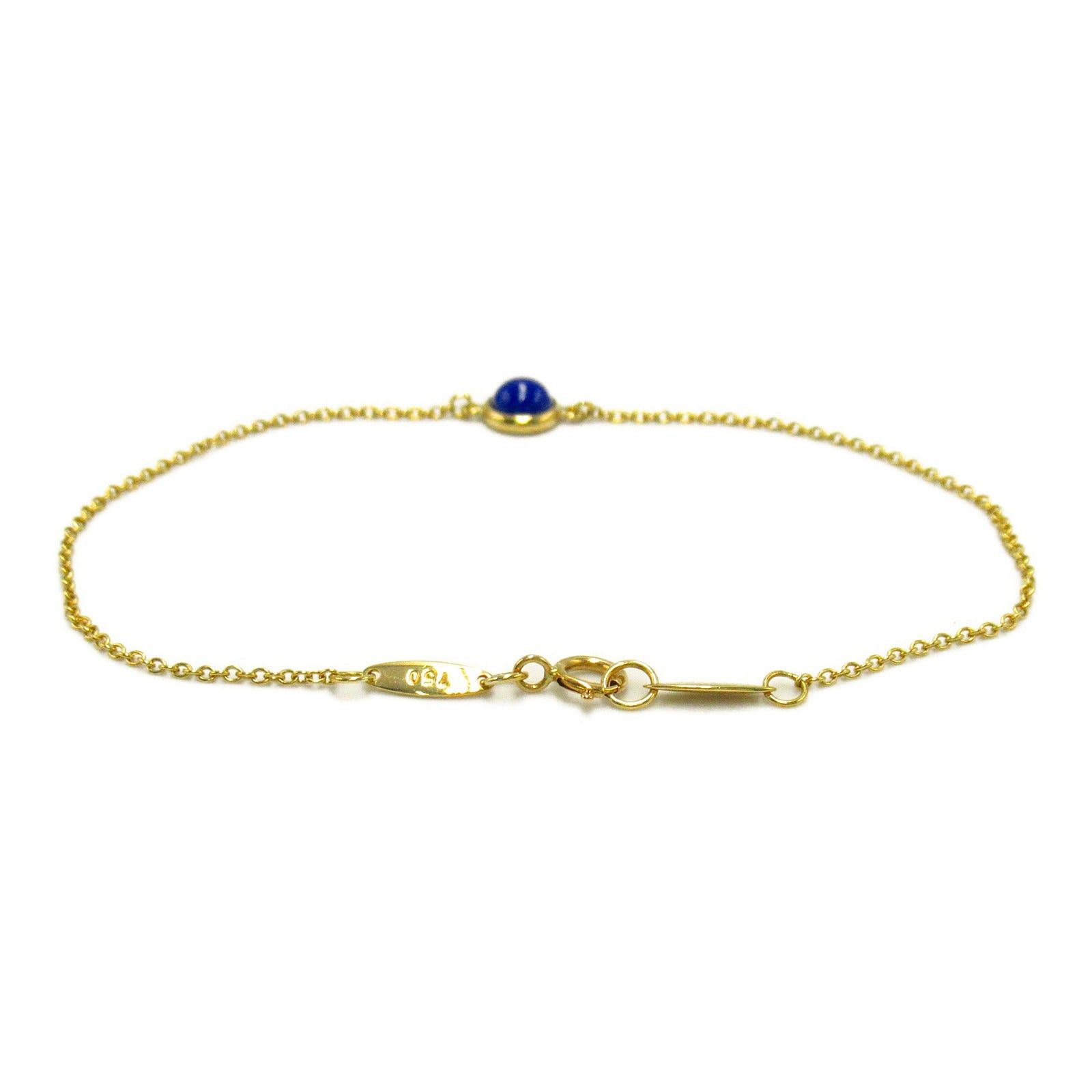 Tiffany & Co. Tiffany Co Cabochon By-The-Yard Lapis Lazuli Bracelet K18 (Yellow Gold) Blue Size ONE SIZE - 2 Thumbnail
