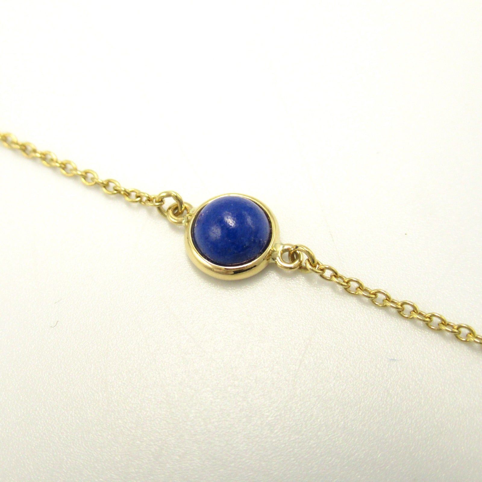 Tiffany & Co. Tiffany Co Cabochon By-The-Yard Lapis Lazuli Bracelet K18 (Yellow Gold) Blue Size ONE SIZE - 6 Thumbnail