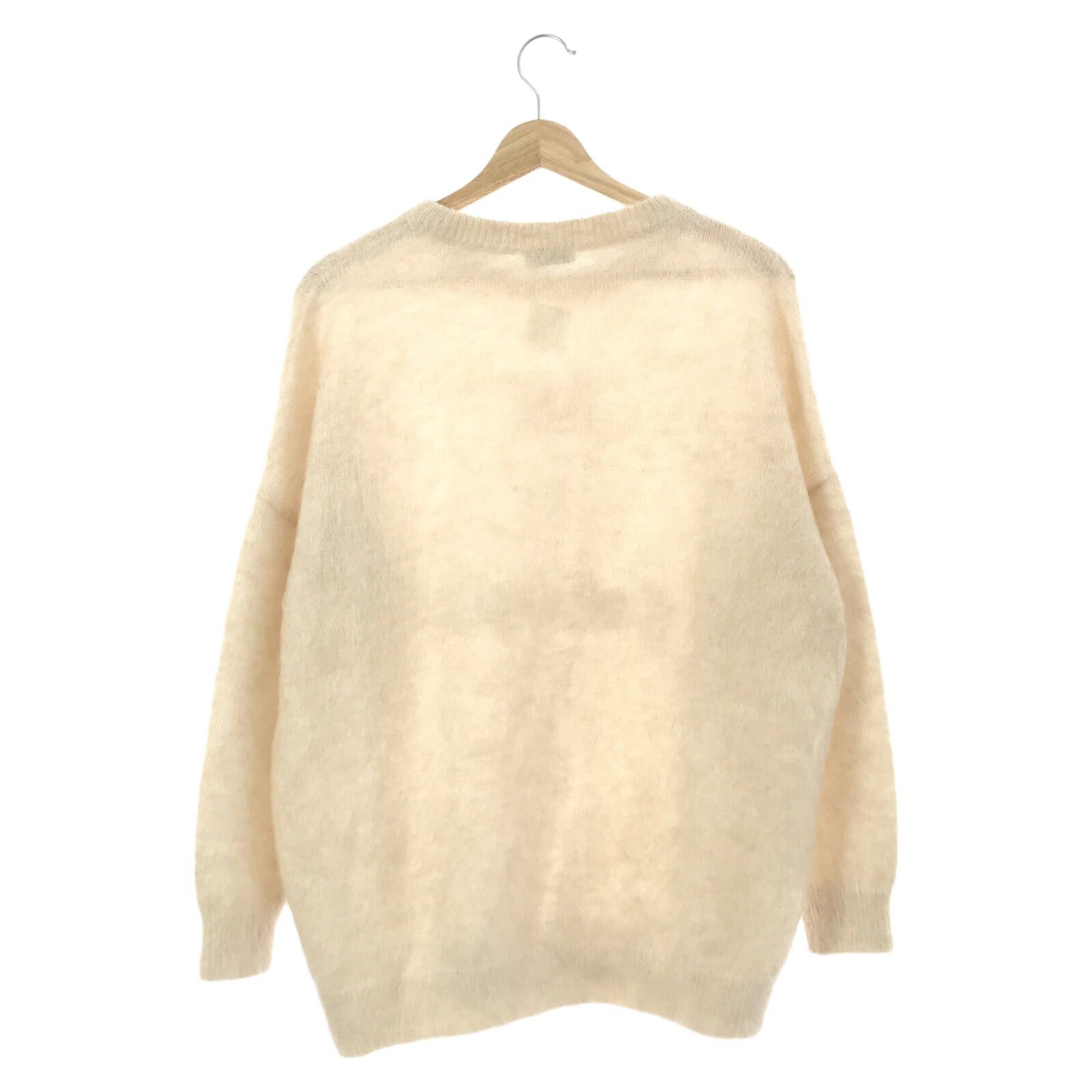 Brunello Cucinelli Brunello Cucinelli Knit Mohair Wool White Size ONE SIZE - 2 Thumbnail