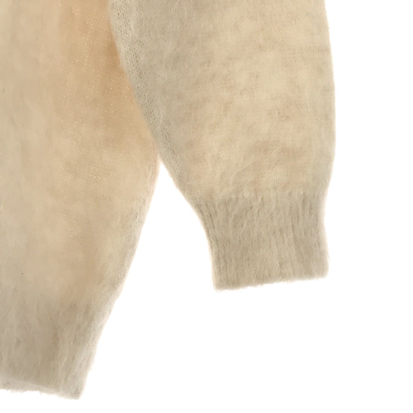 Brunello Cucinelli Brunello Cucinelli Knit Mohair Wool White Size ONE SIZE - 4 Thumbnail