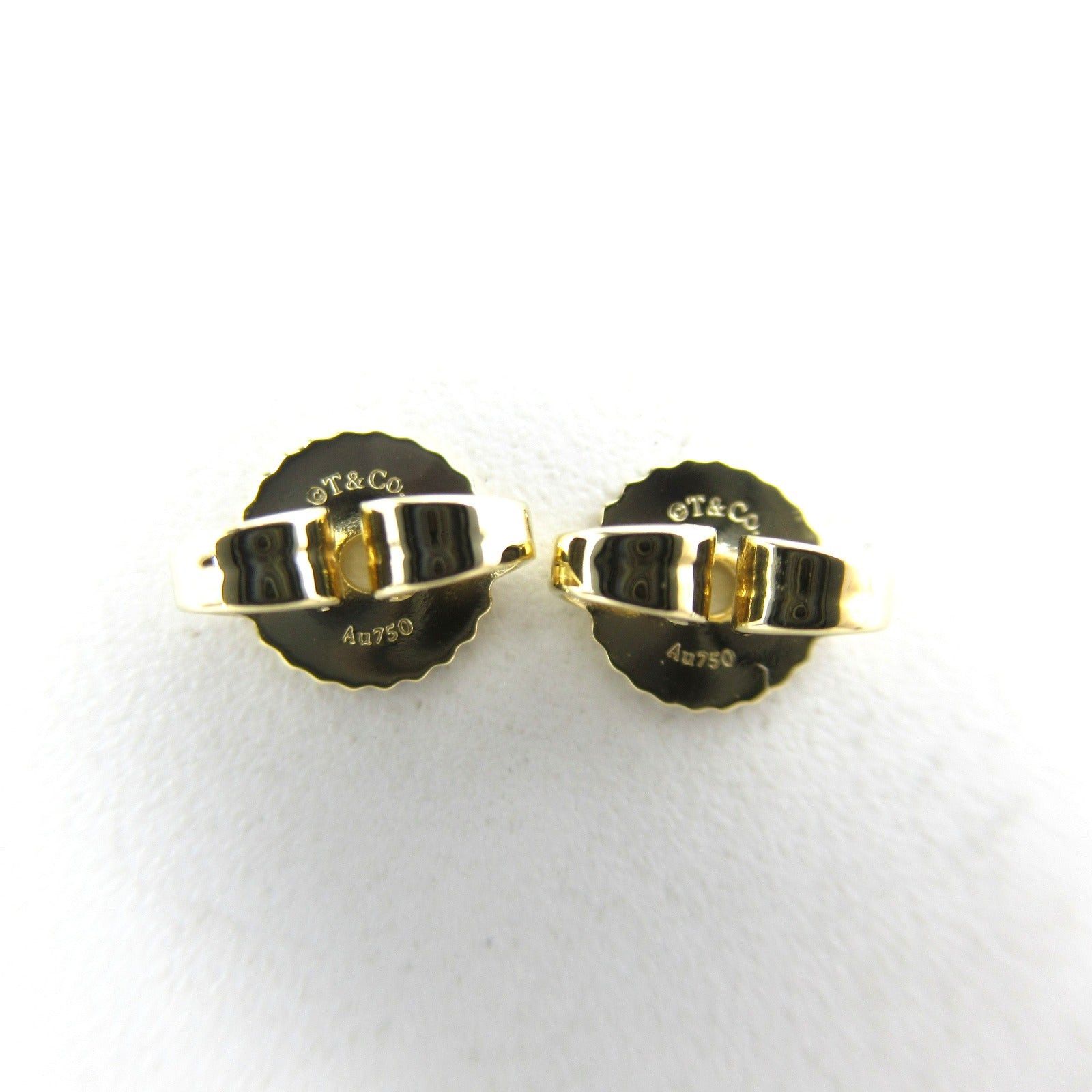 Tiffany & Co. Tiffany Co T-Wire Bar Diamond Earrings K18 (Yellow Gold) Clear Size ONE SIZE - 5 Thumbnail