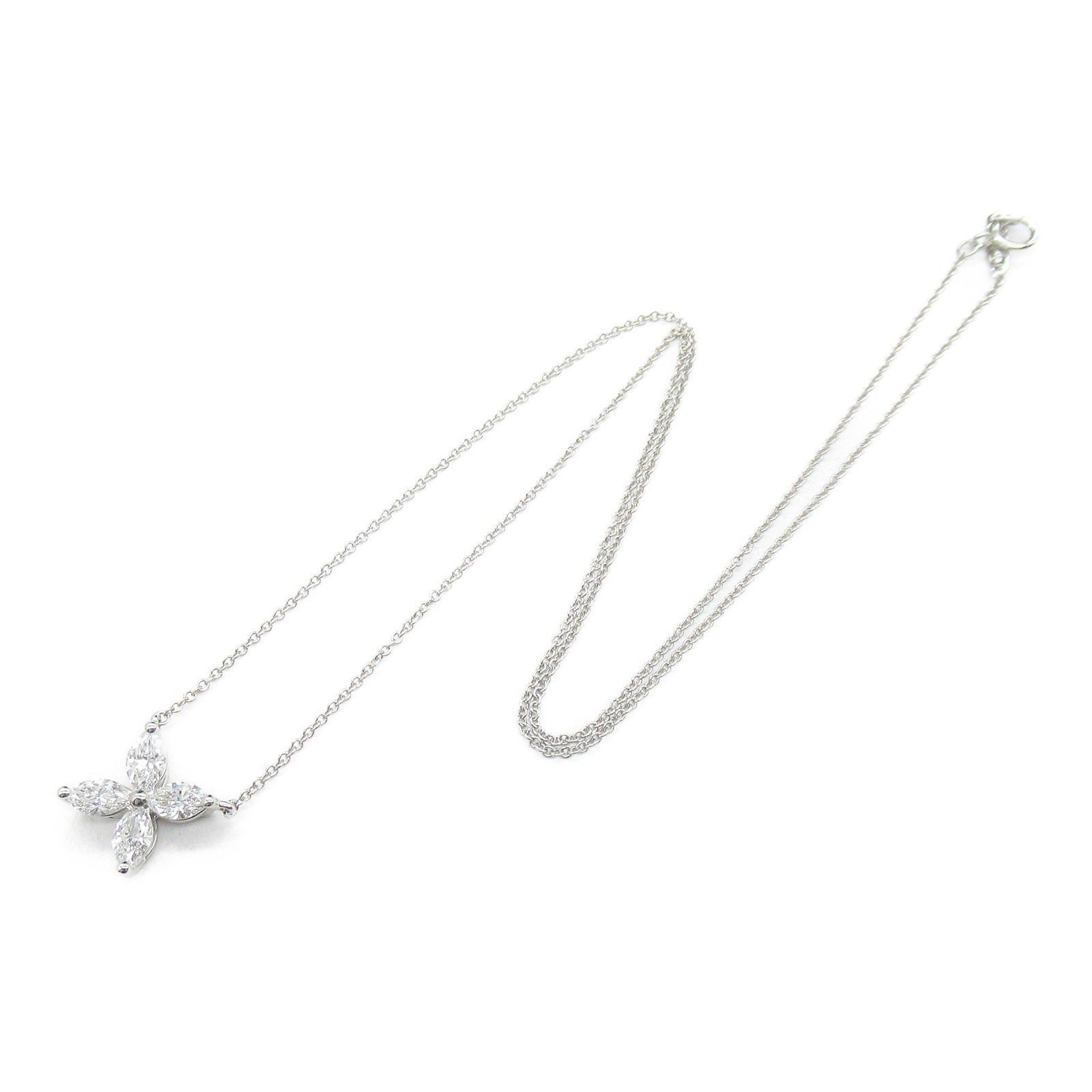 Tiffany & Co. Tiffany Co Victoria Large Diamond Necklace Pt950 Platinum Clear Size ONE SIZE - 3 Thumbnail