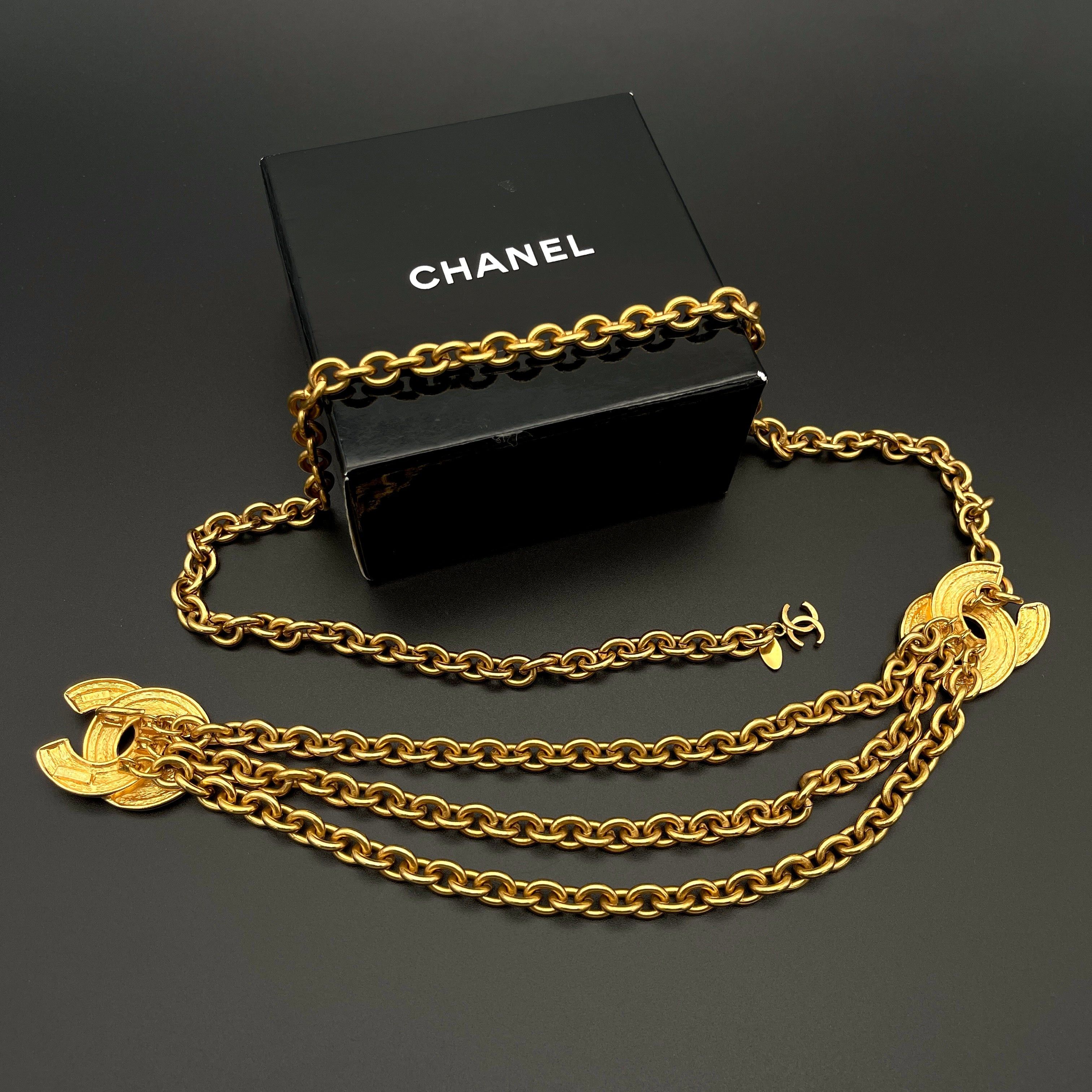 Chanel Chanel Matelasse Coco Mark Chain Belt Gp Size ONE SIZE - 2 Thumbnail