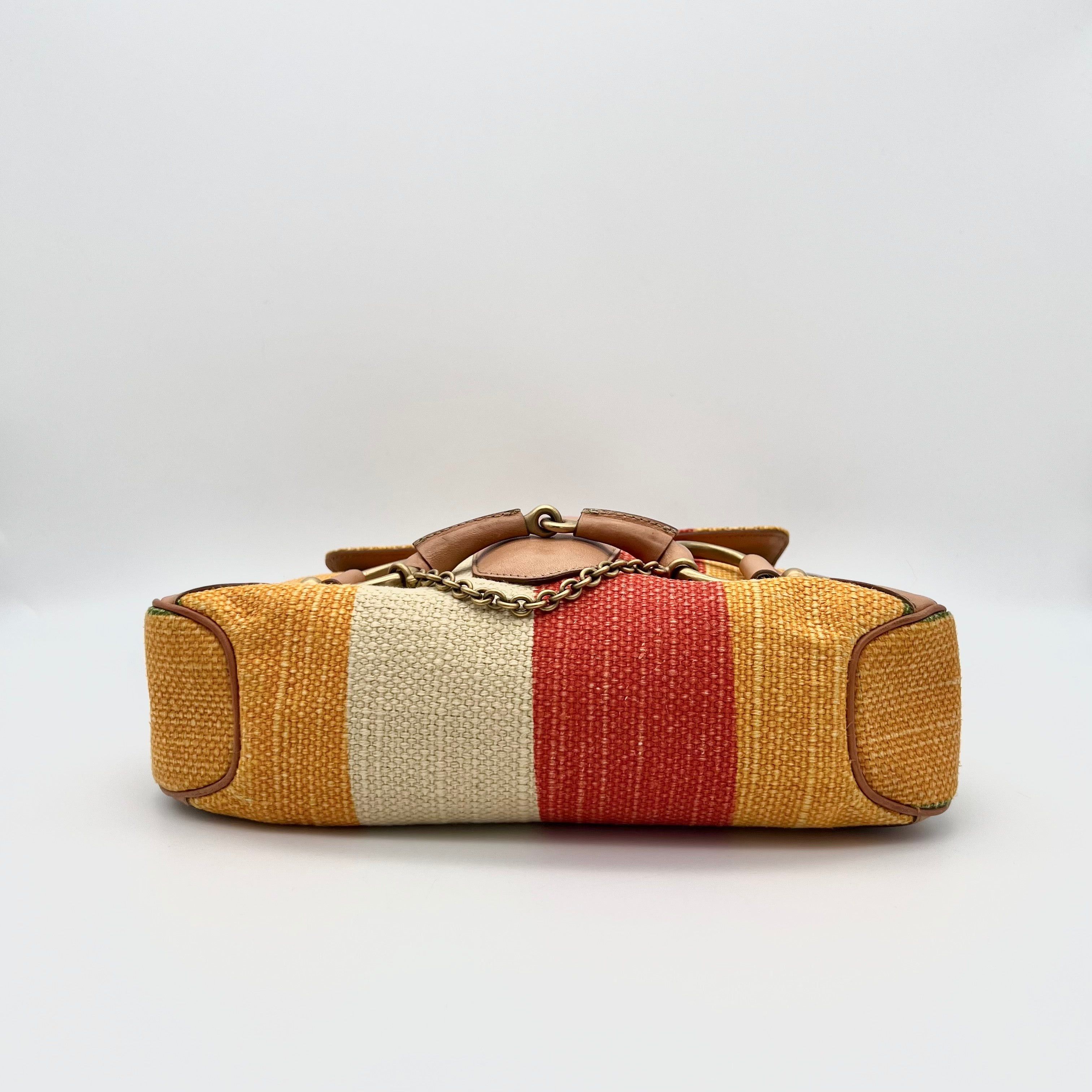 Gucci Gucci Horsebit One Shoulder Bag Gold Hardware Multi-Color Size ONE SIZE - 7 Thumbnail