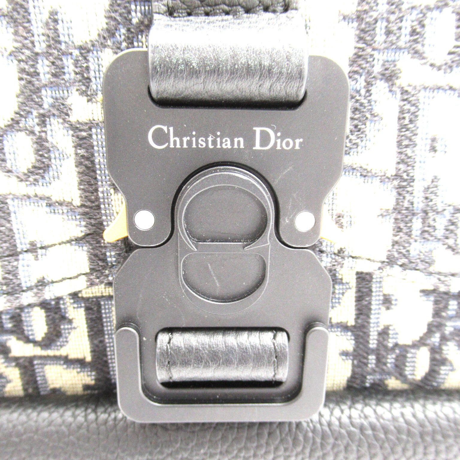 Dior Dior Trotter Mini Backpack Rucksack Canvas Navy Size ONE SIZE - 9 Thumbnail